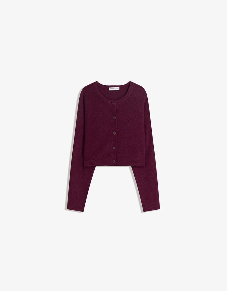 Soft touch button-up cardigan