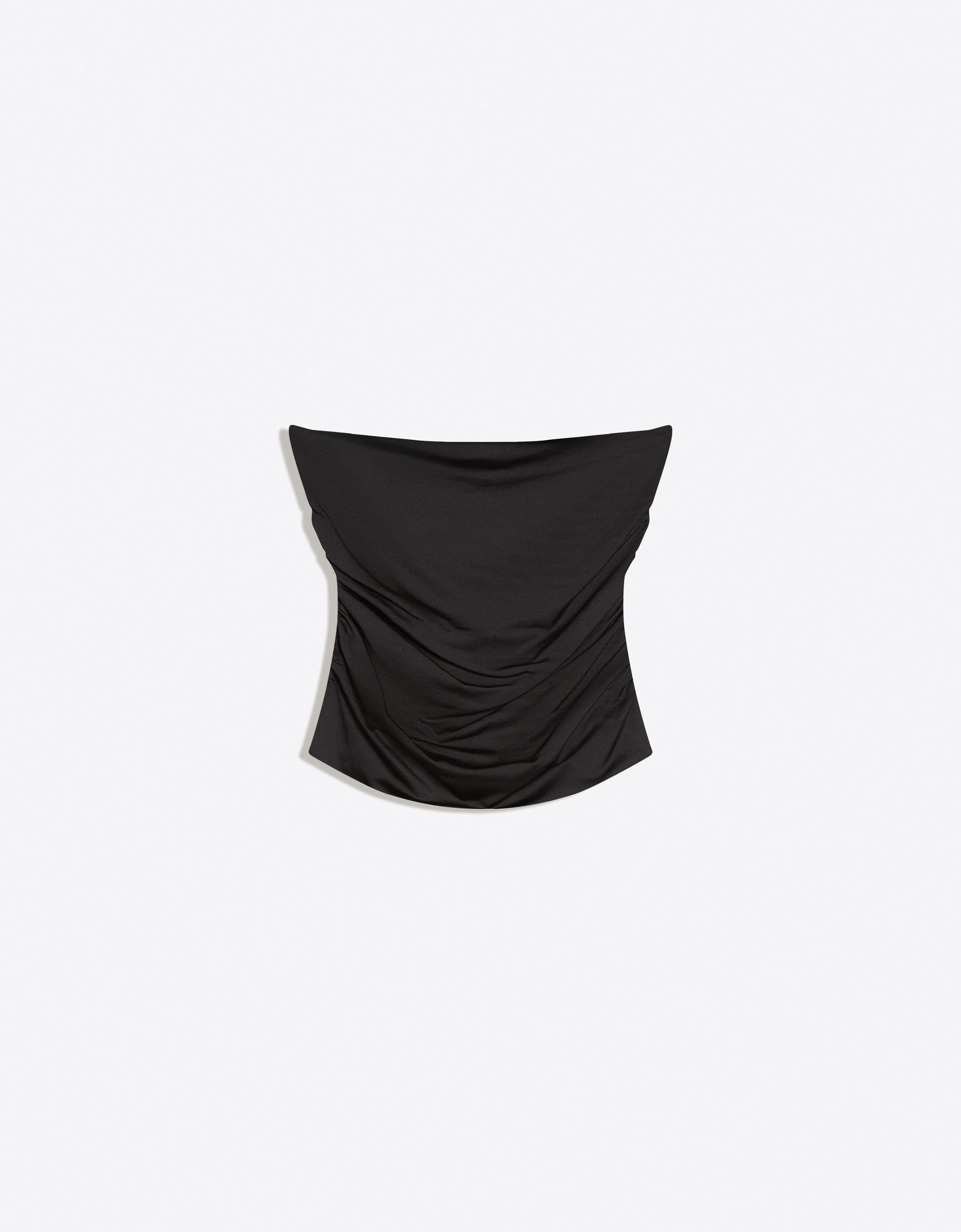 Court Side Tonal — Ruched bandeau top