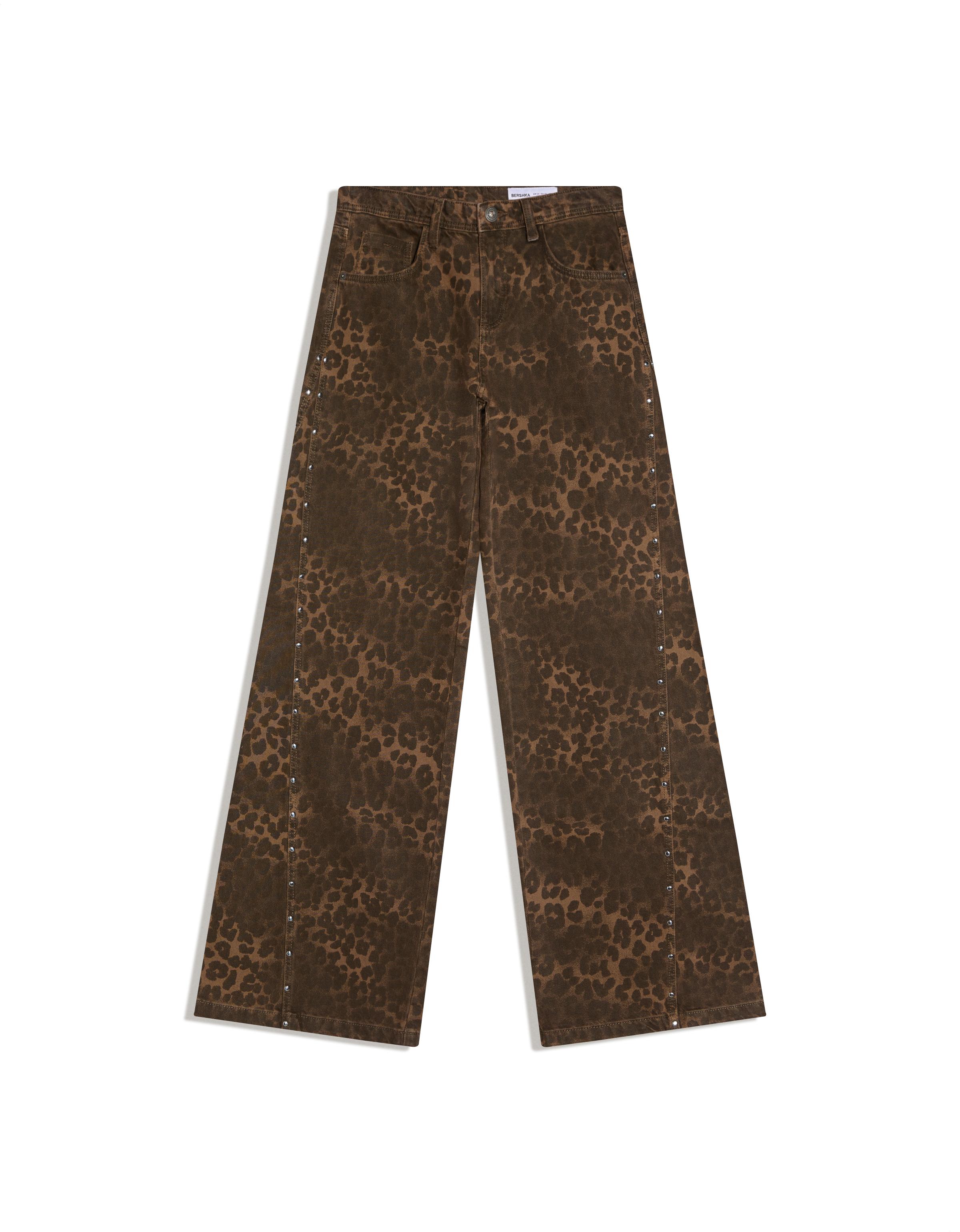 Straight fit fitilli kumaş pantolon - Görsel 34