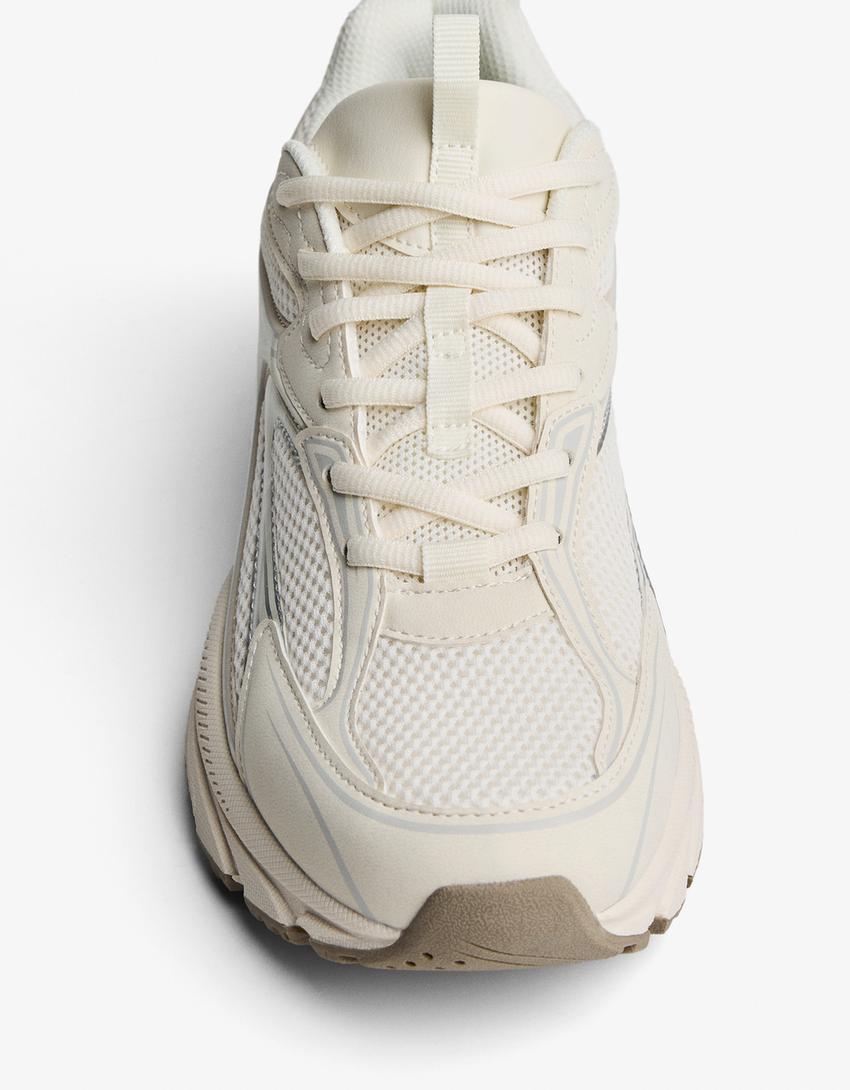 Multi-piece sneakers-WHITE-2