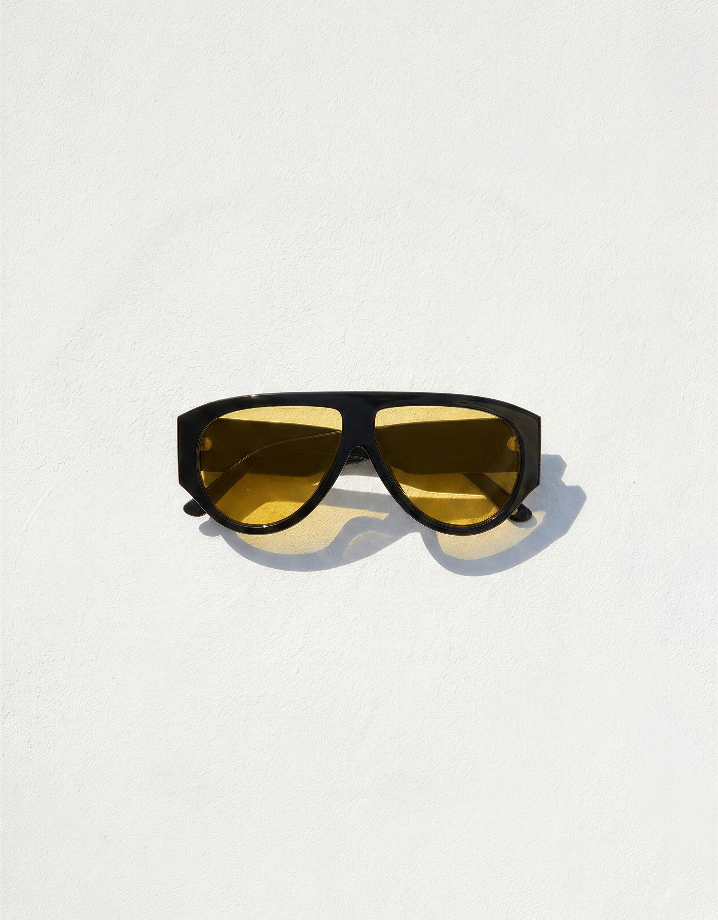 Acetate sunglasses — Black