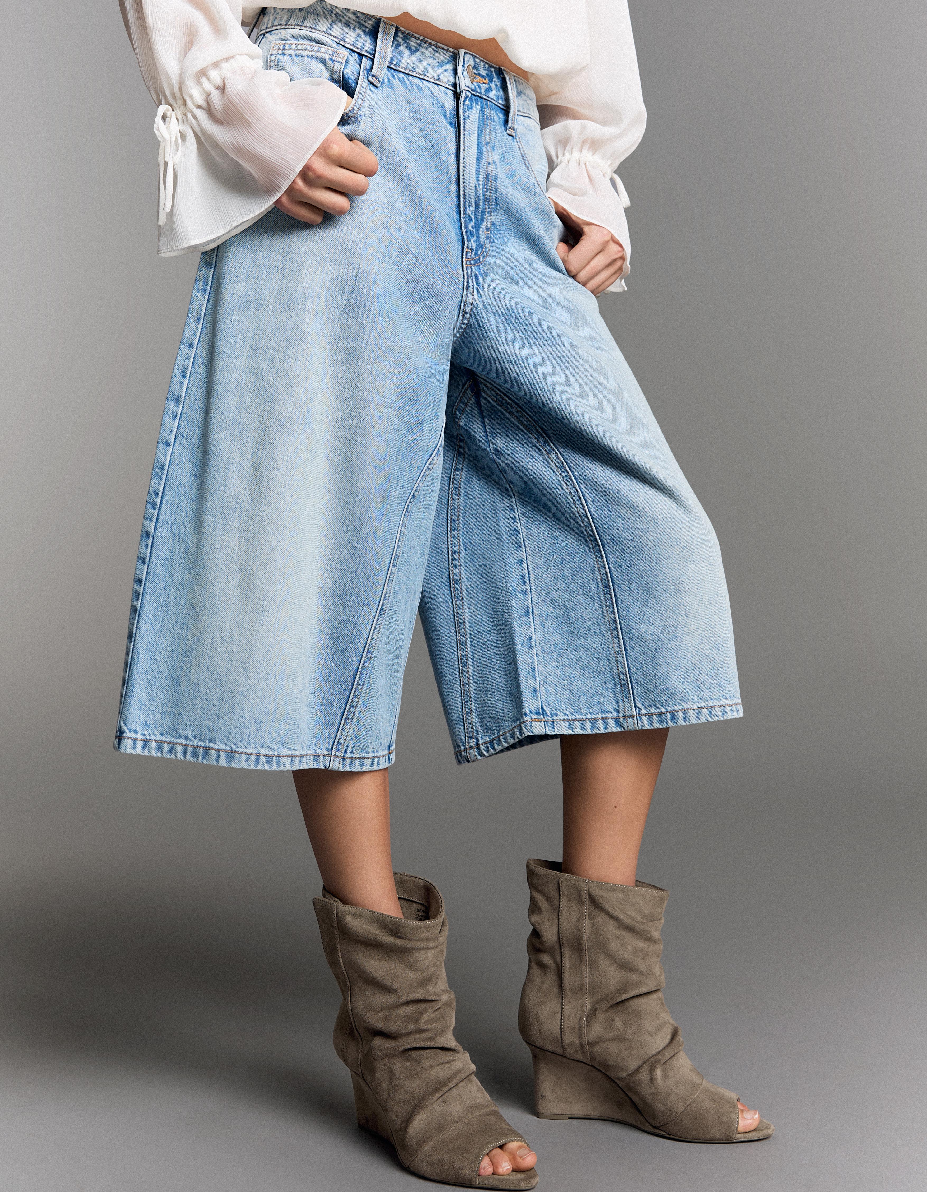 SLOUCHY PEEP TOE ANKLE BOOTS — TAUPE