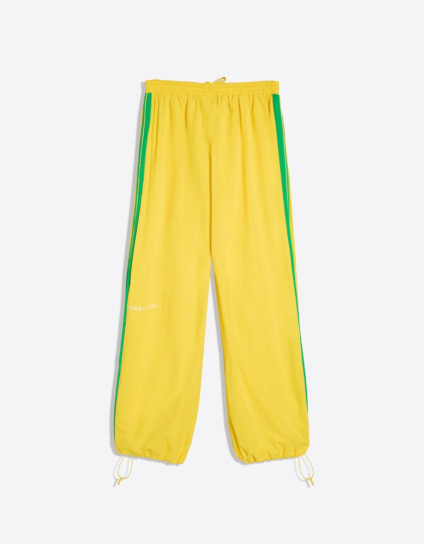 Fransa FIFA WORLD CUP™ teknik paraşüt pantolon-Sarı
