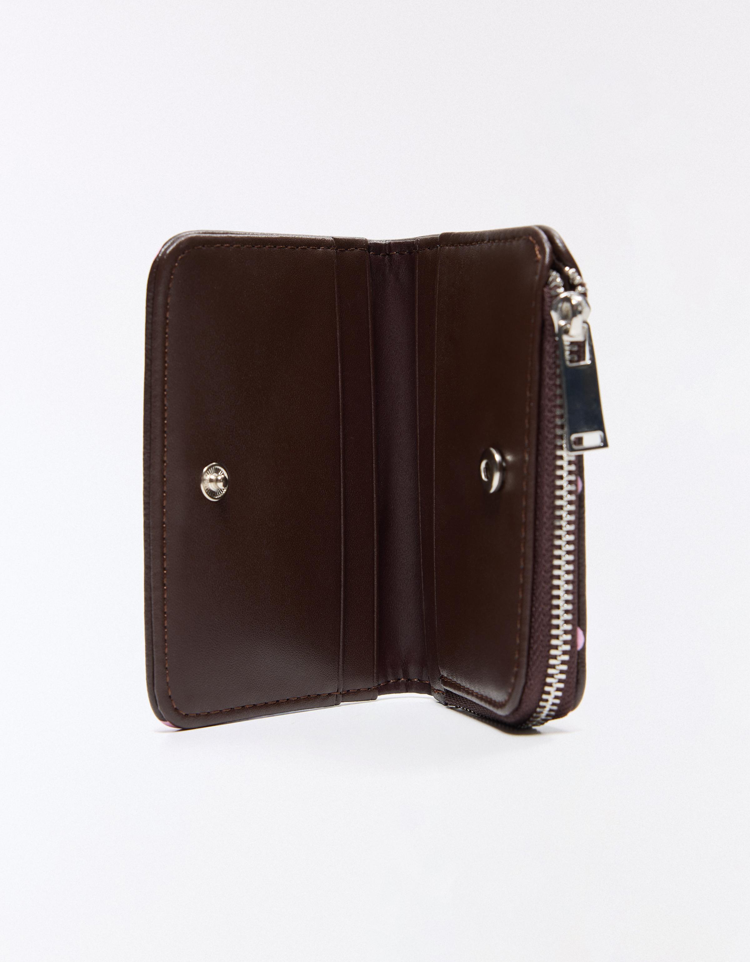 Polka dot purse — Brown