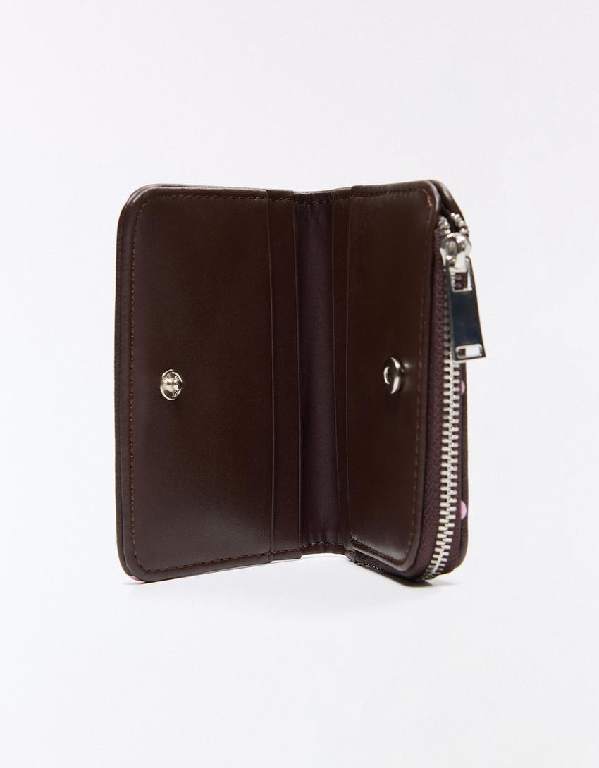 Polka dot purse-Brown