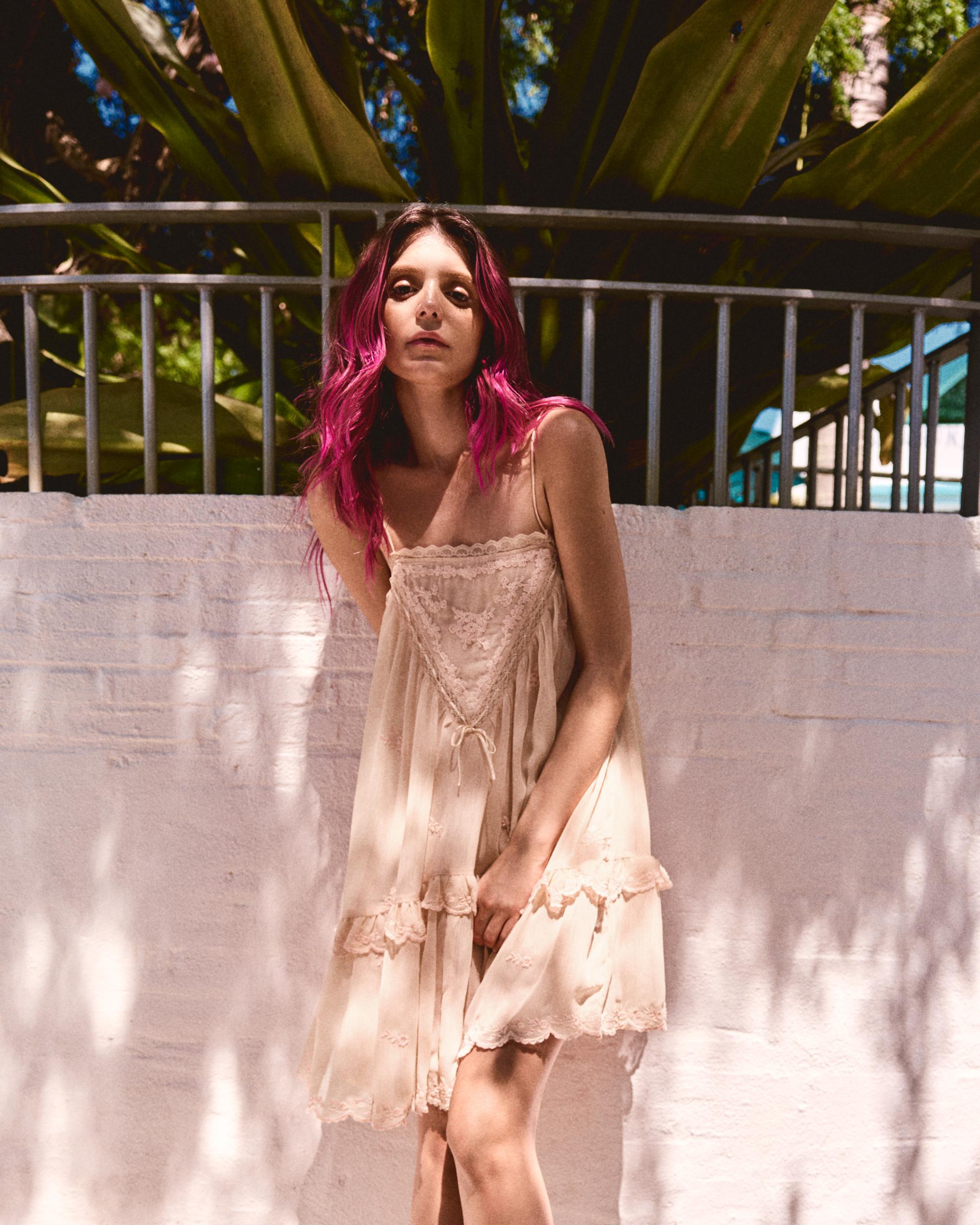Boho mini dress — Orange