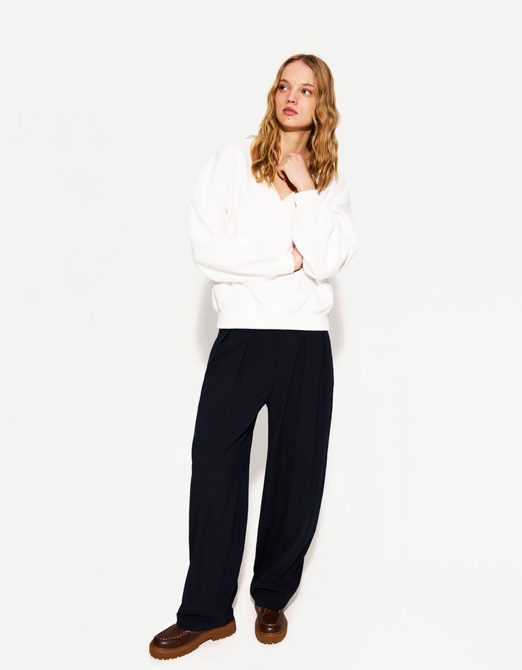 V-neck sweater
