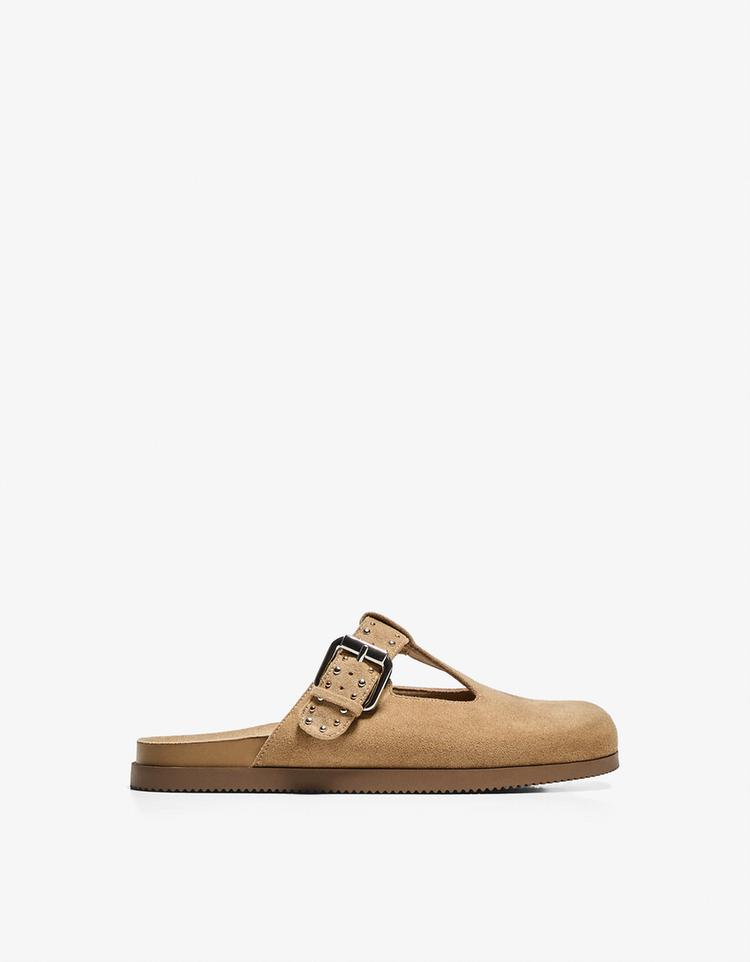 Buckled clogs
