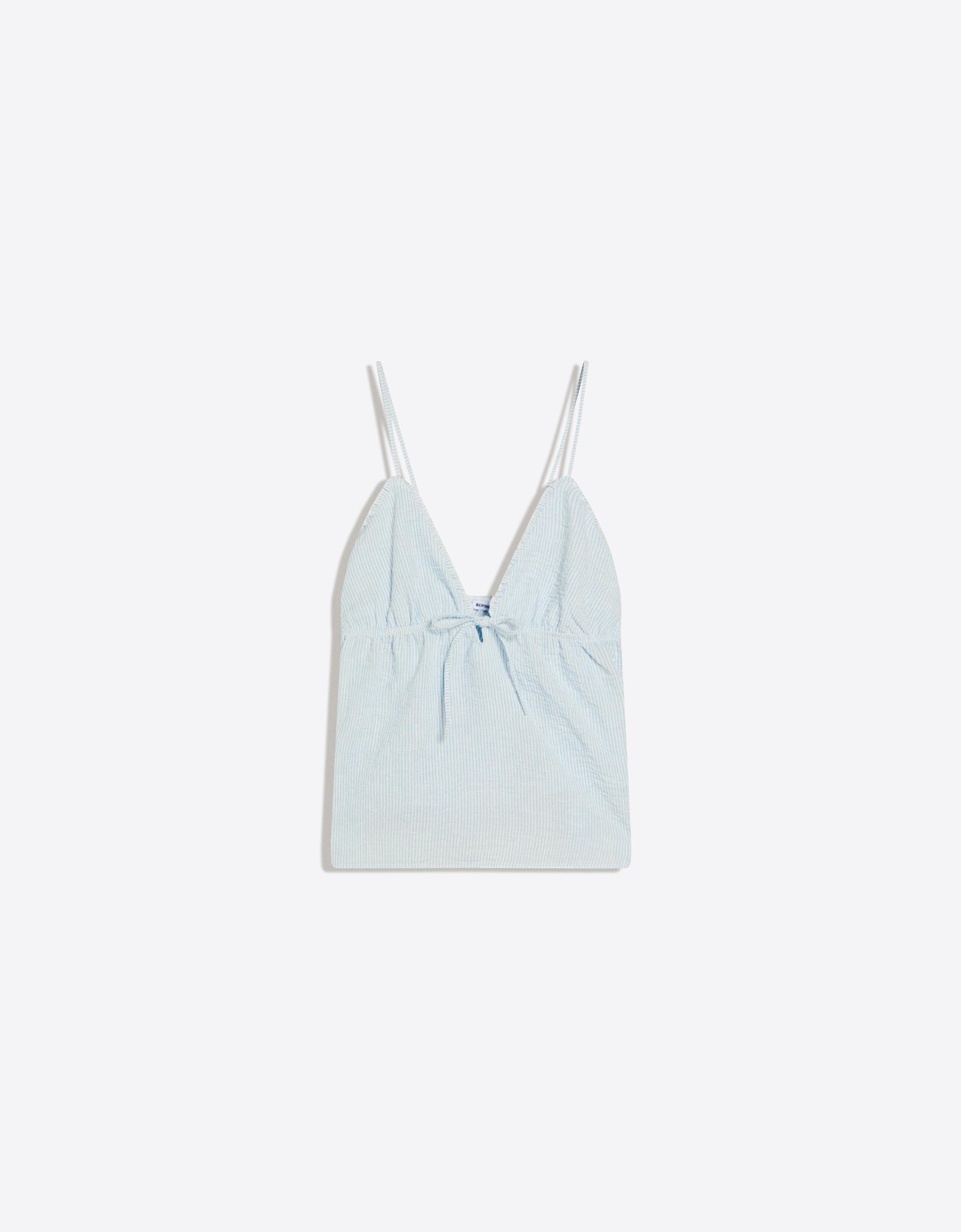 Strappy top with bow