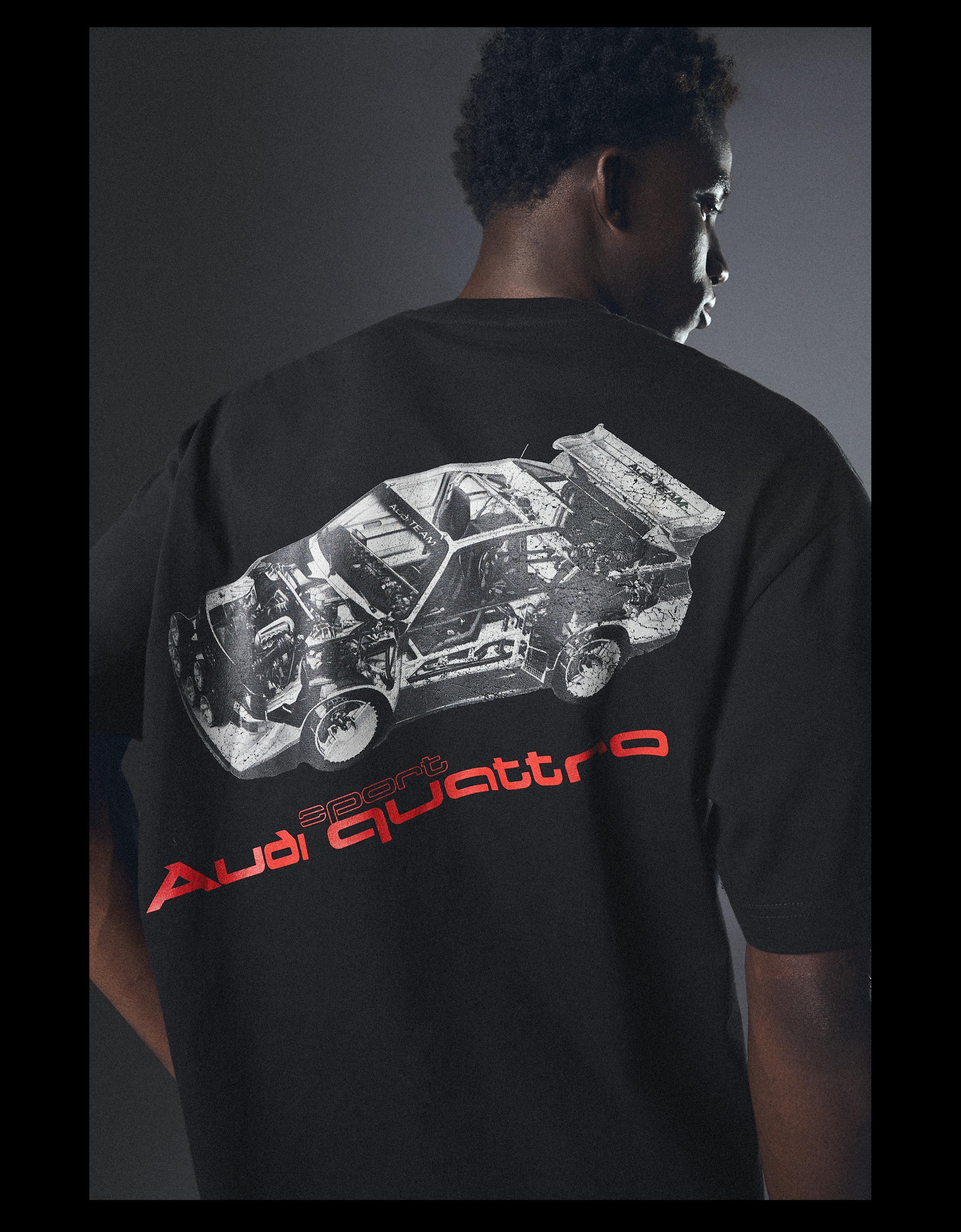 Relaxed fit T-shirt AUDI — Black