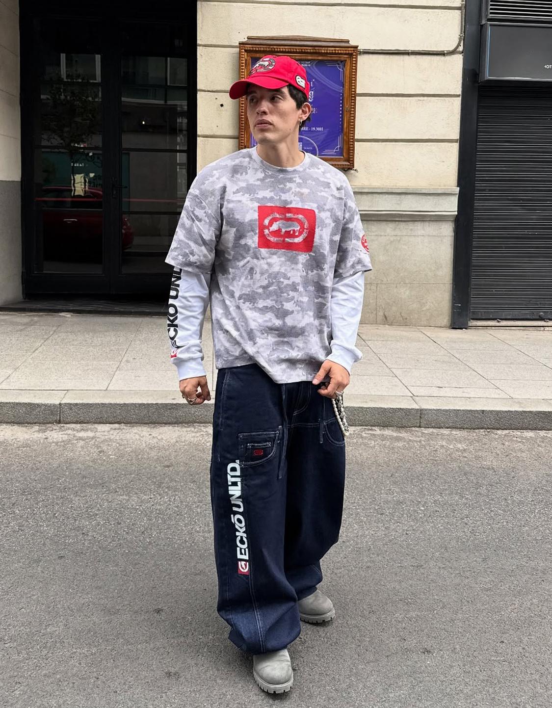 Ecko Unltd mock layer T-shirt