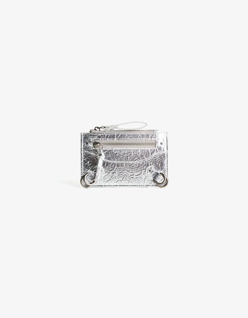 Kartenetui im Used-Look-Silber-0