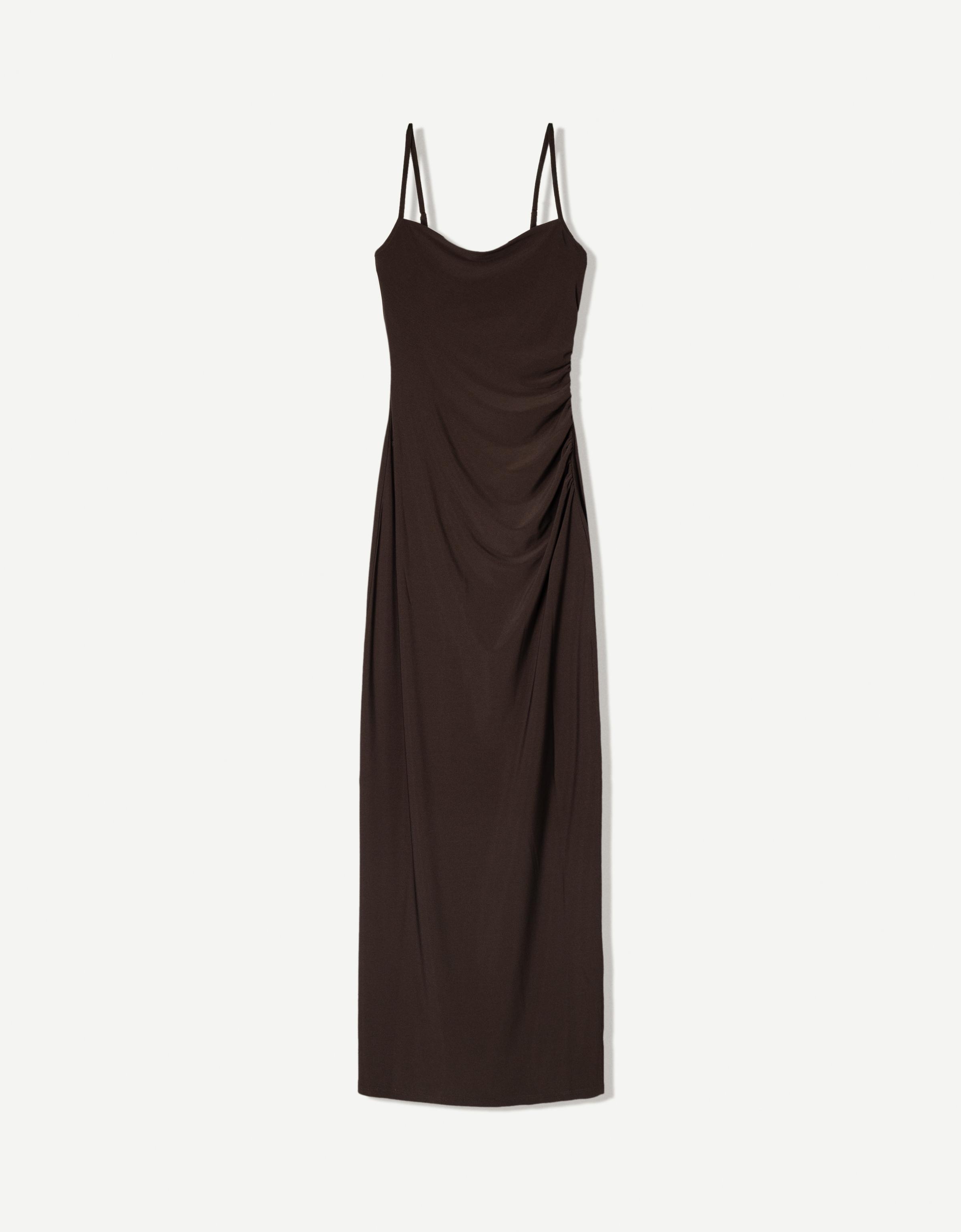 Abito Midi London Times In Crepe Fit And Flare – Con Bottoni In Vita, Maniche Corte, Scollo Gioiello, Taglia 8, Colore Come Da Foto