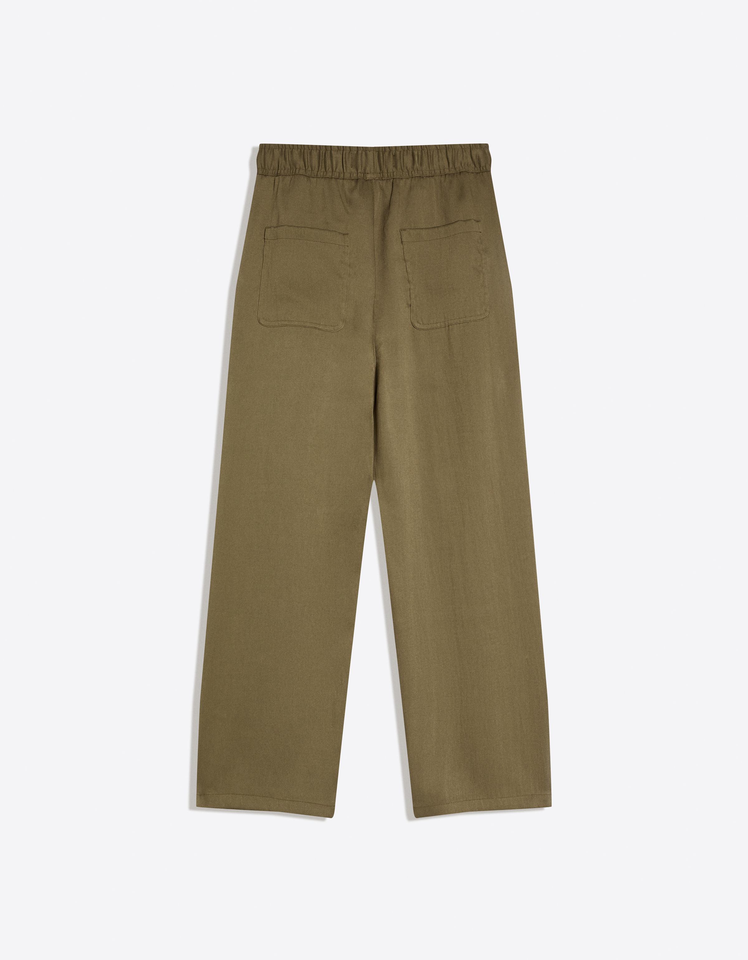 Rustic baggy trousers — Khaki