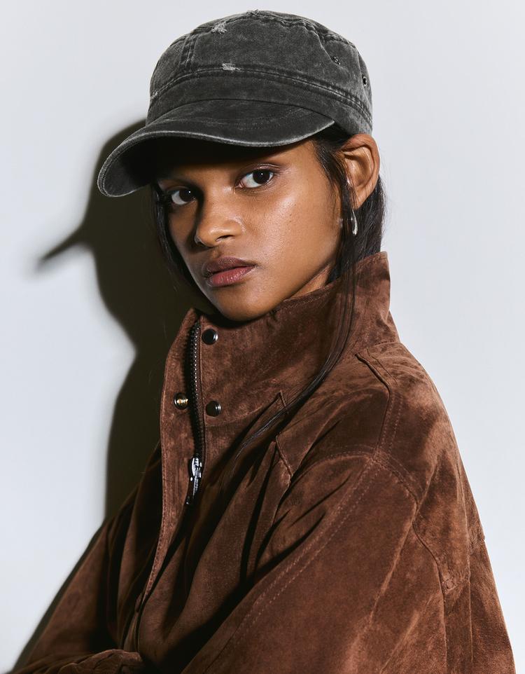 Fitilli kumaş şapka