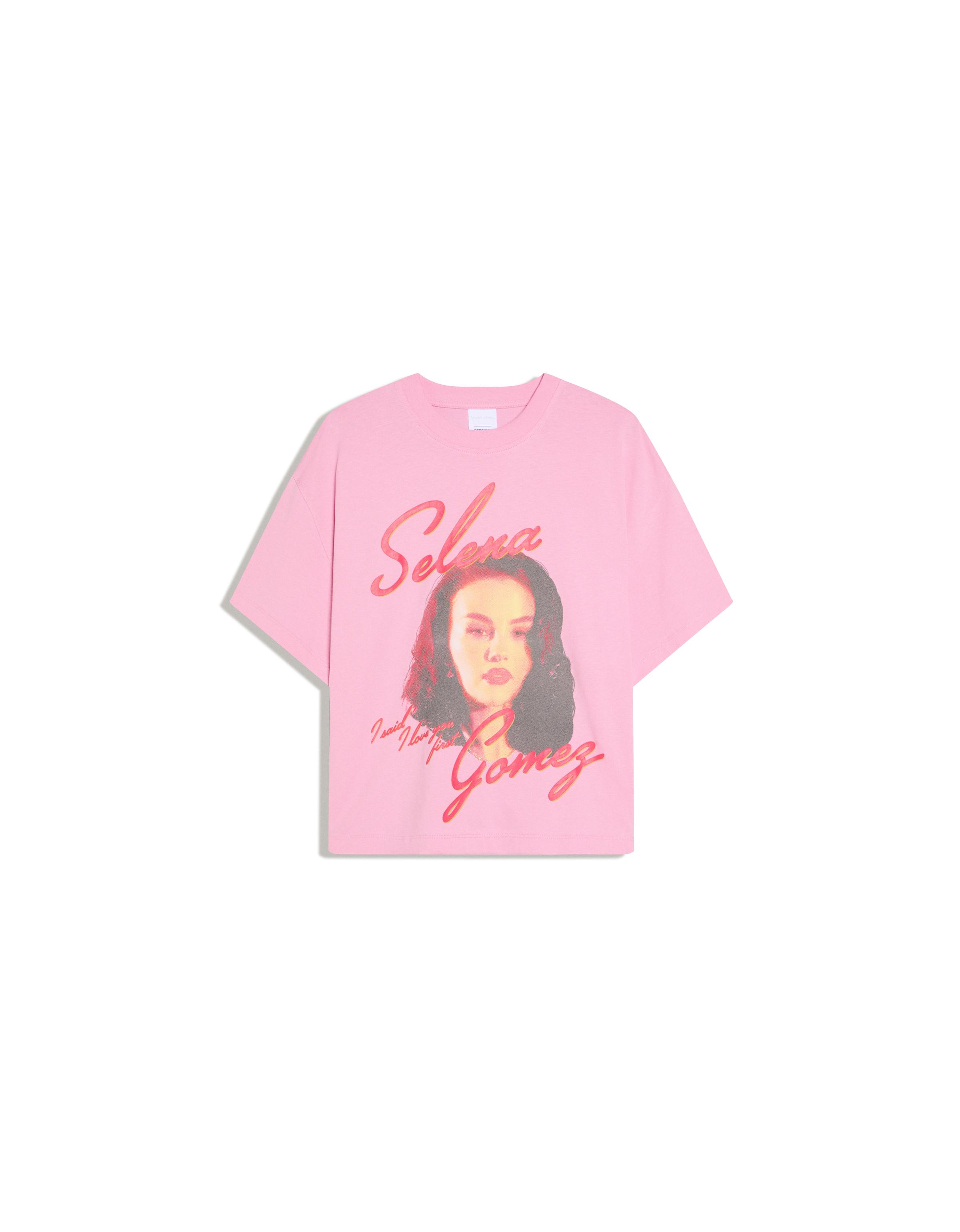Selena Gomez short sleeve print T-shirt