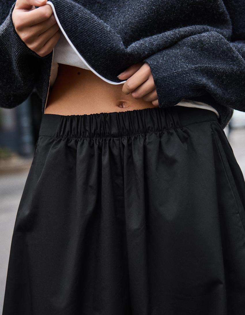 Calças bloomer-Preto