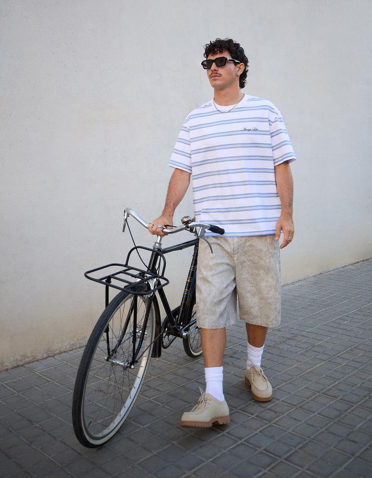 Printed Bermuda shorts