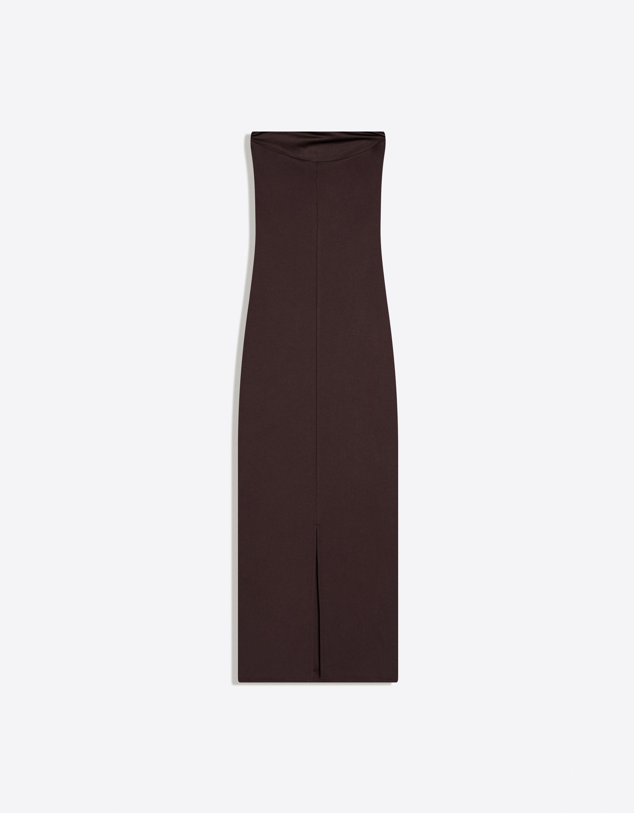 Bandeau triko midi elbise - Görsel 27