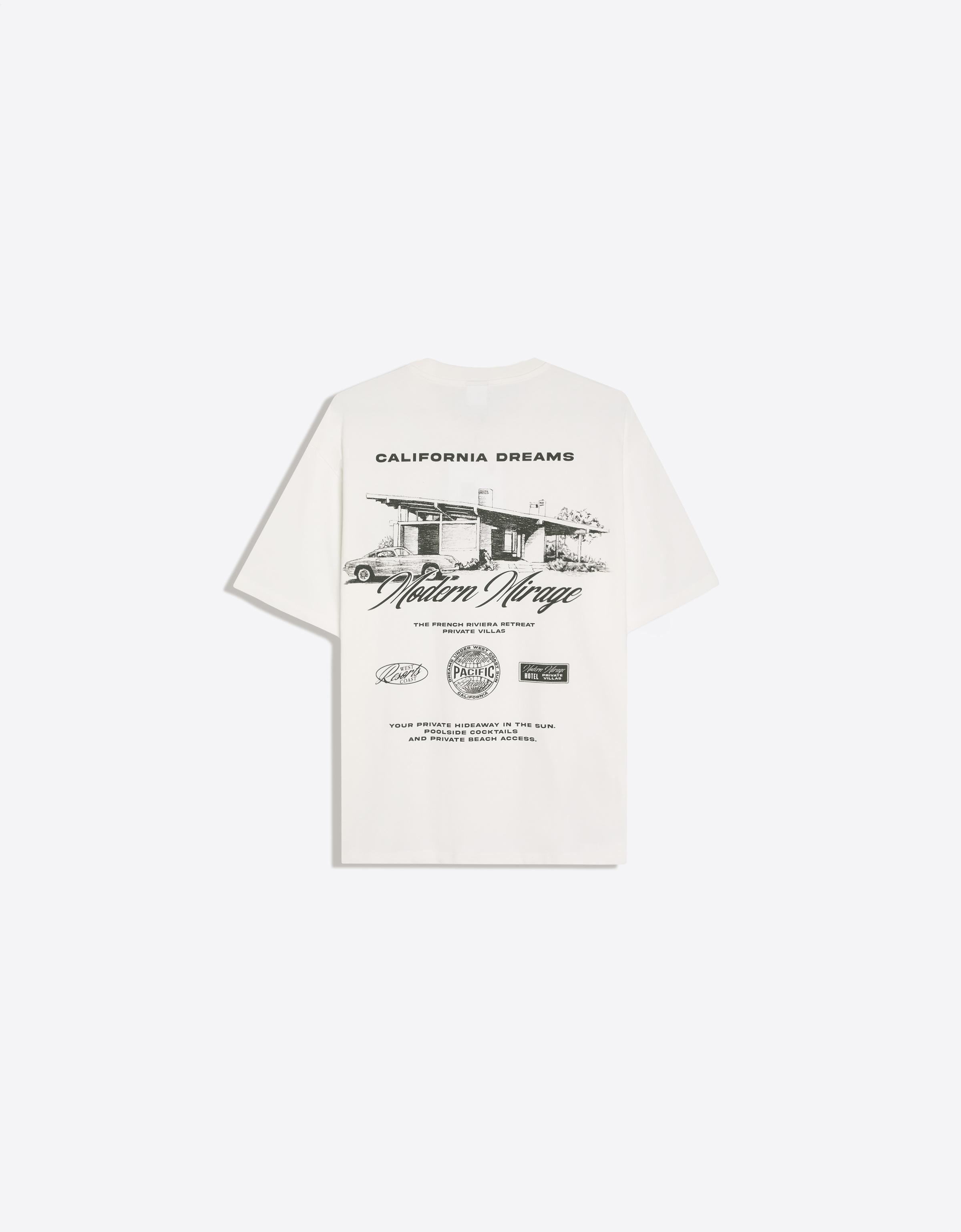 Bershka Boxy fit baskılı tişört görsel 4