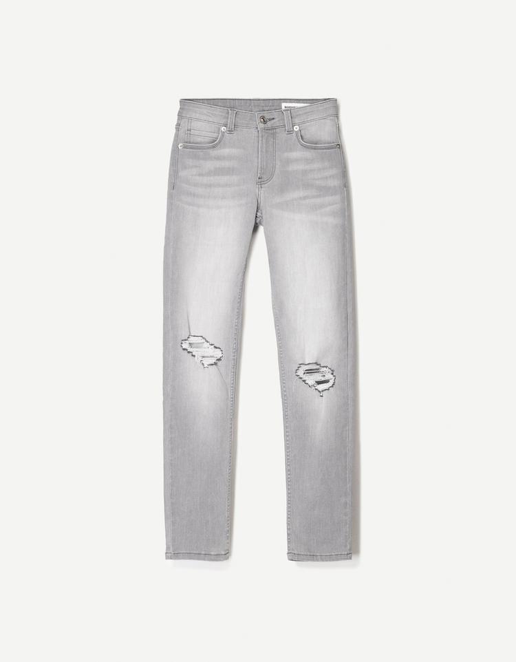 Low-waist skinny jeans
