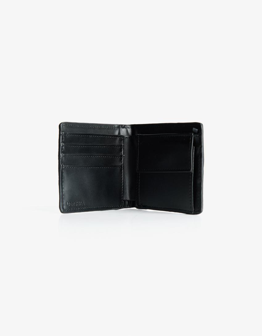Cartera efecto piel-Negro-1
