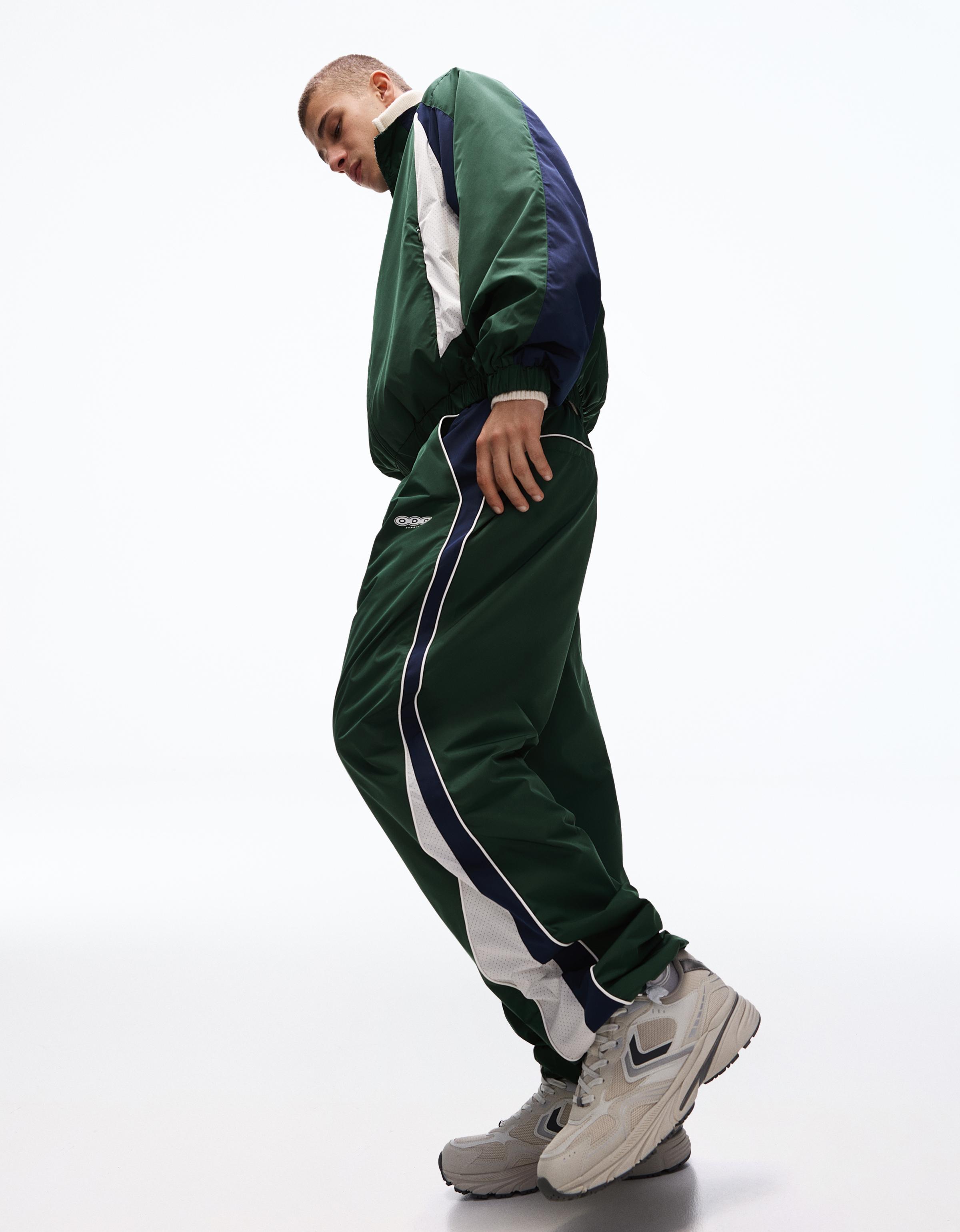 Teknik spor super baggy fit pantolon - Görsel 12