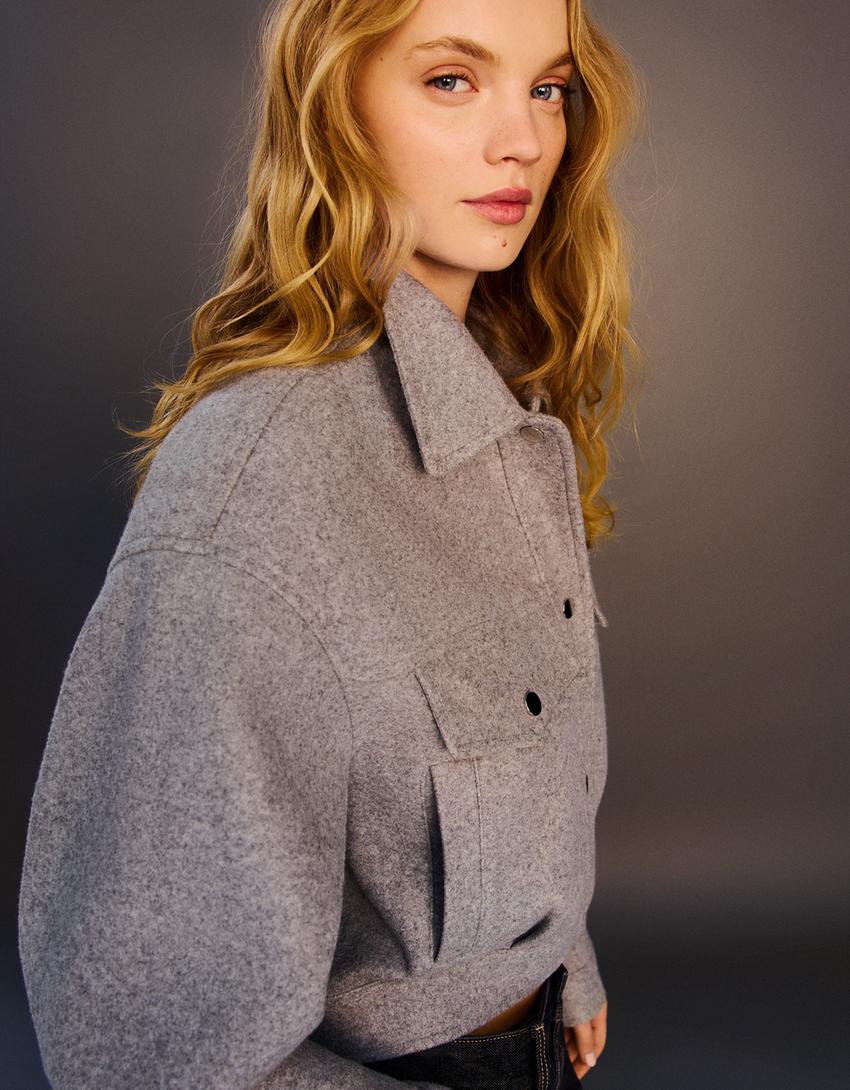 Veste trucker-Gris-1