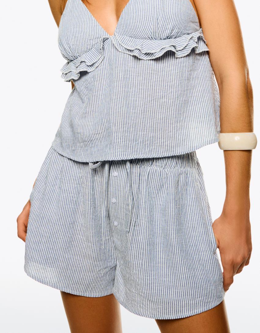 Rustic shorts-Navy