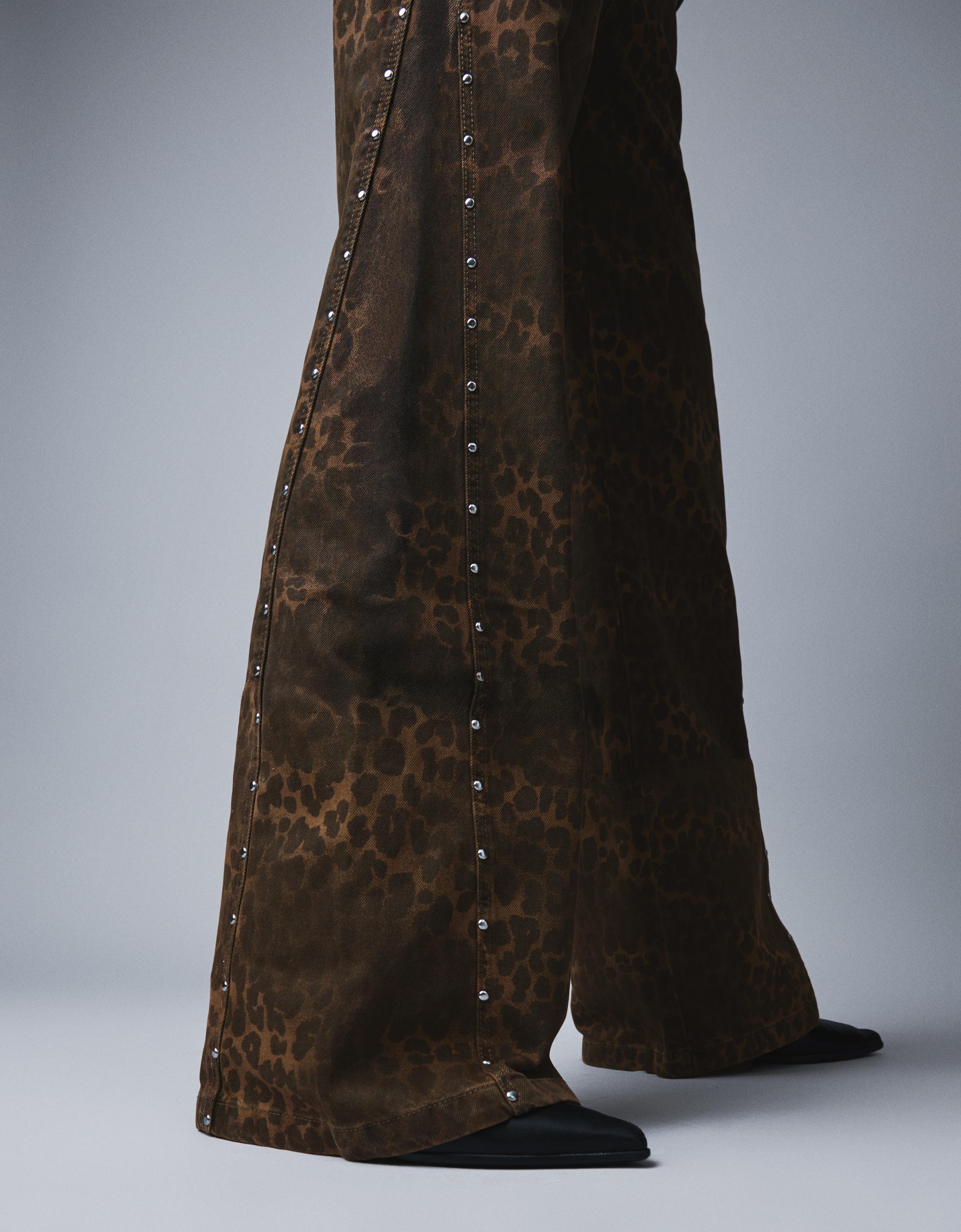 Straight fit fitilli kumaş pantolon - Görsel 42