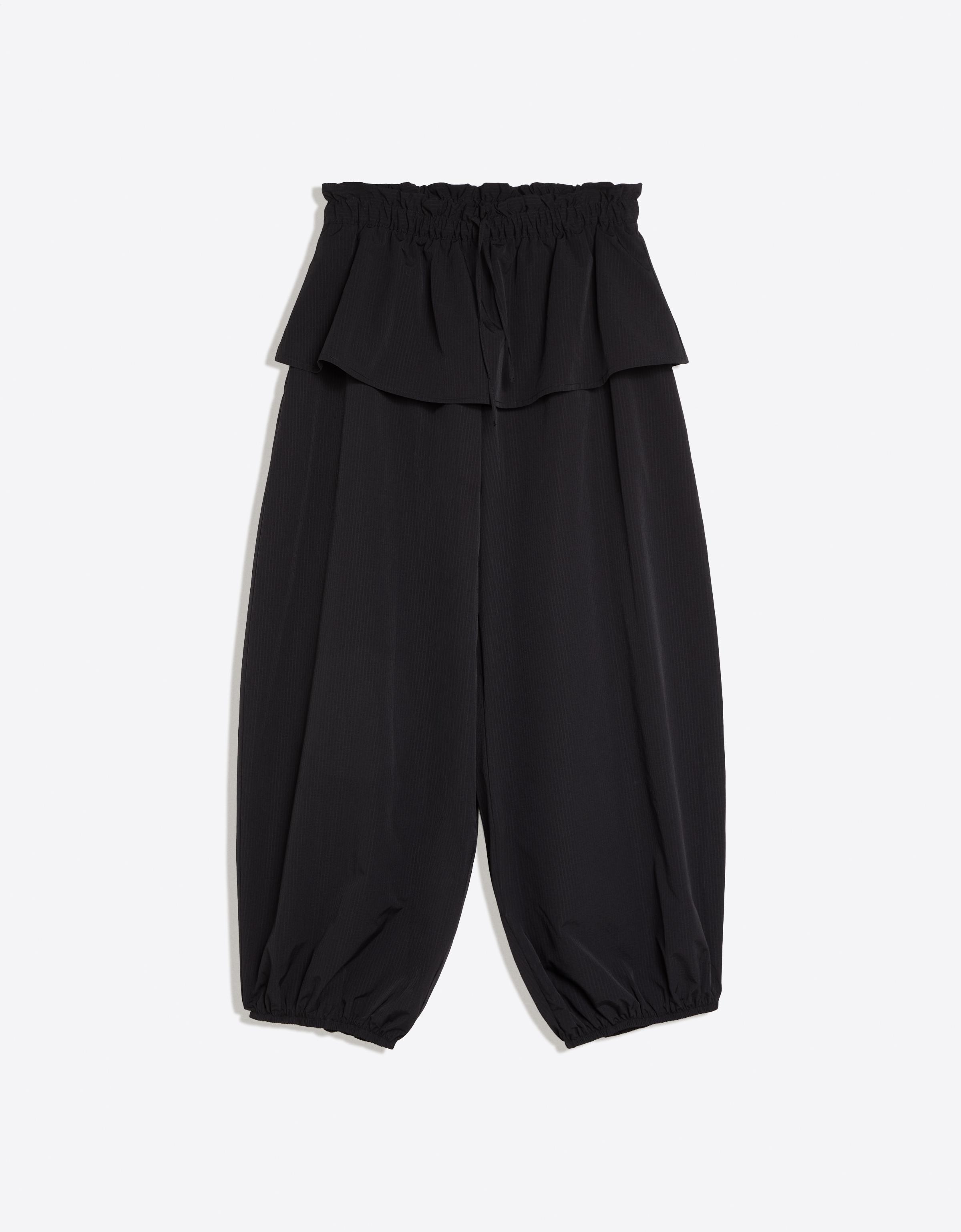 Bershka Peplum detaylı teknik pantolon görsel 4