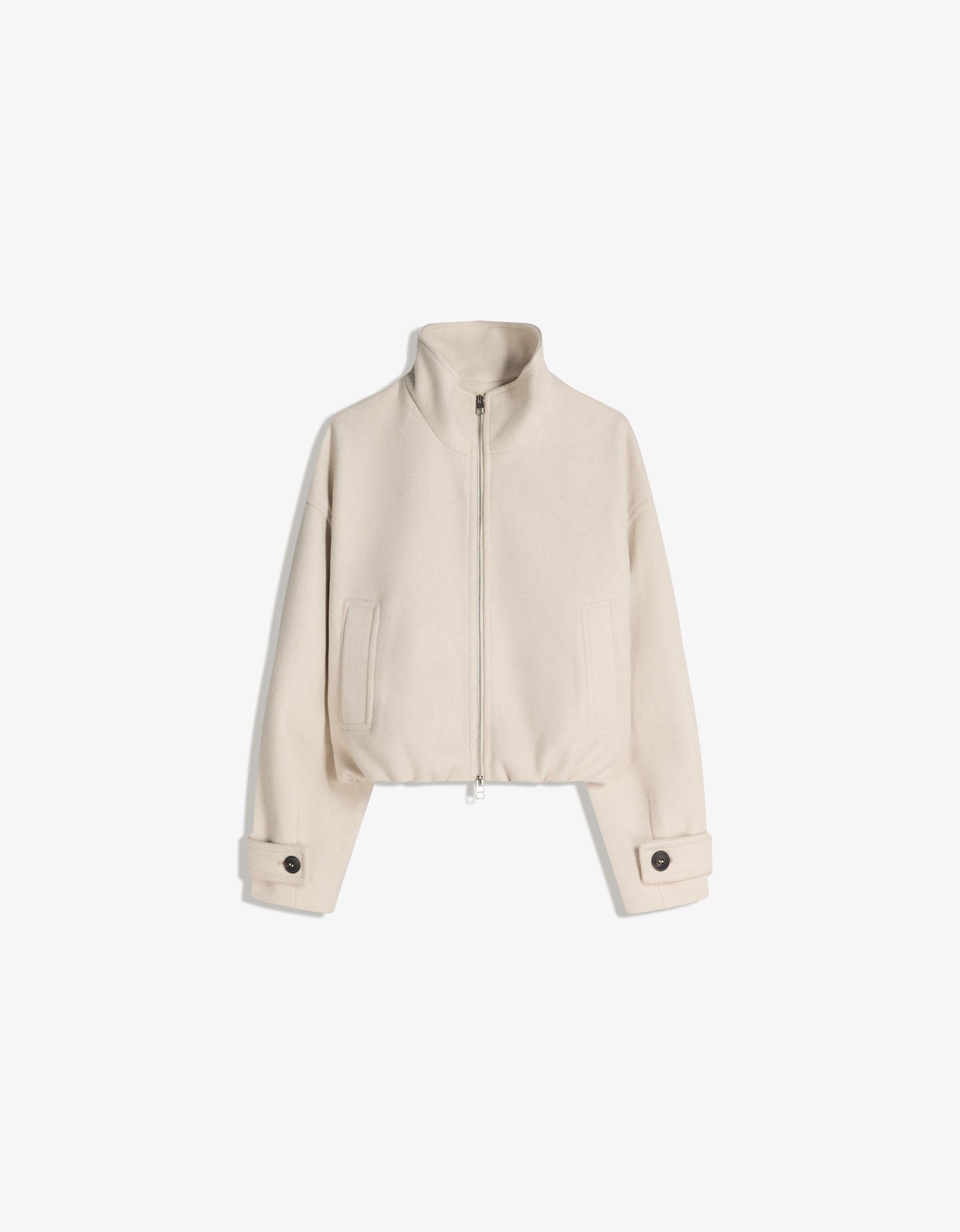 Soft touch jacket — Sand
