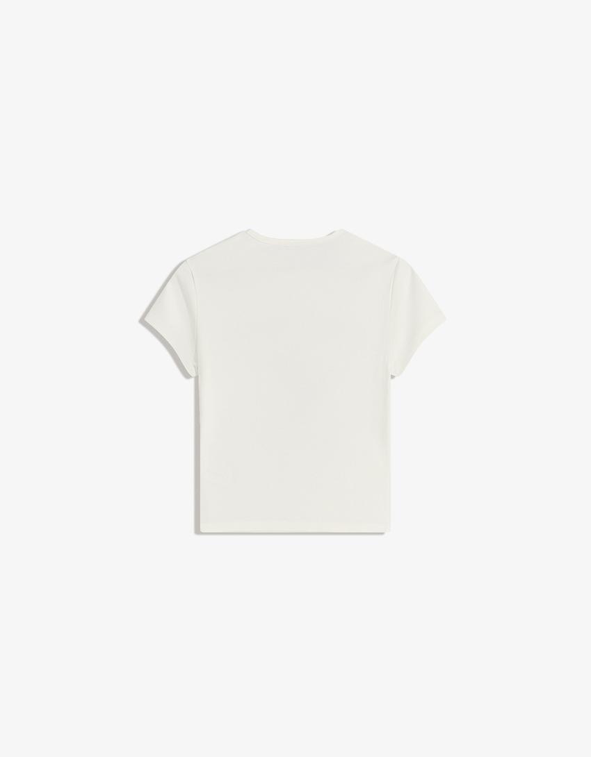 Camiseta manga corta print-Blanco-1