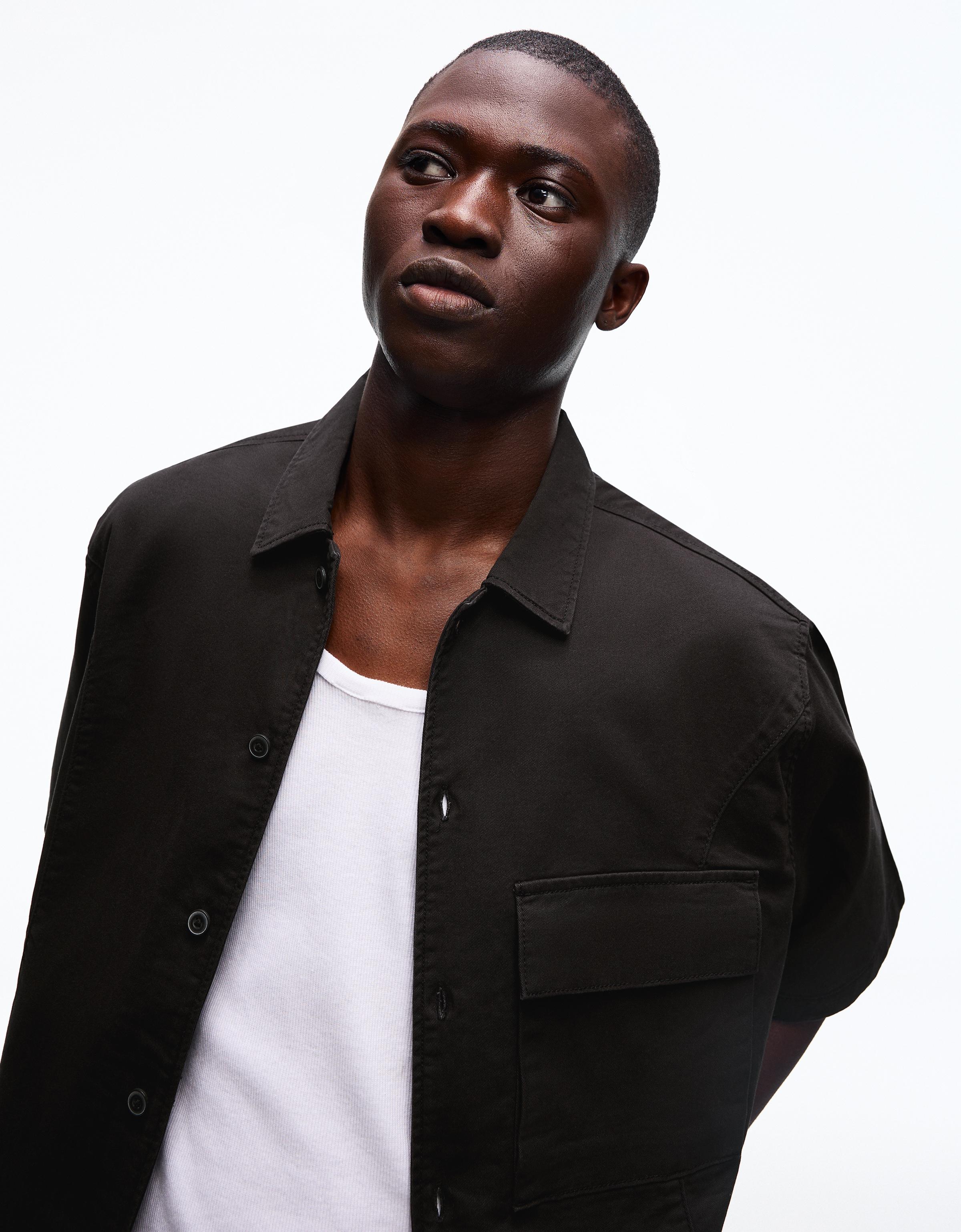 Boxy fit kısa kollu gömlek - Görsel 20