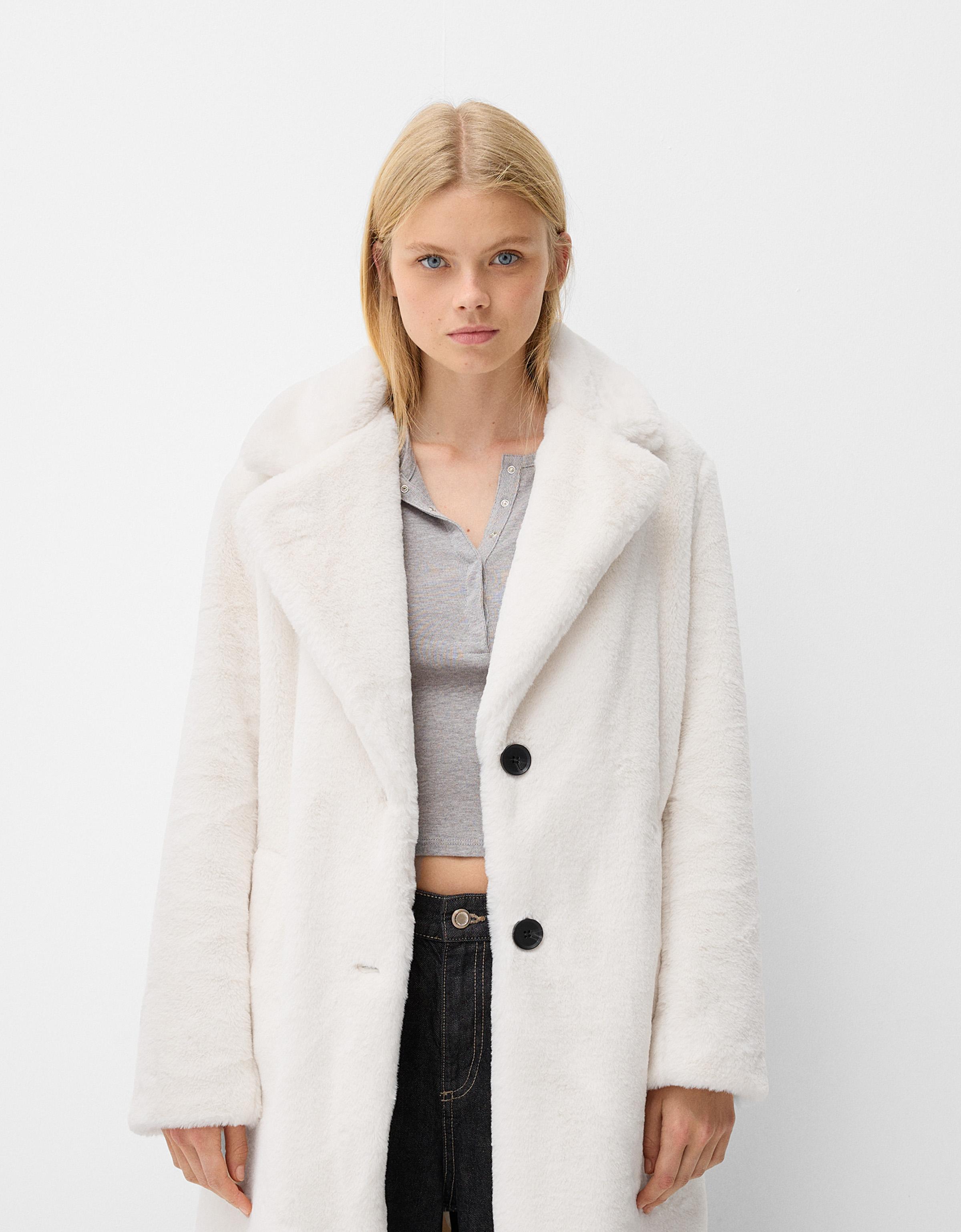 Bershka manteau fourrure sale