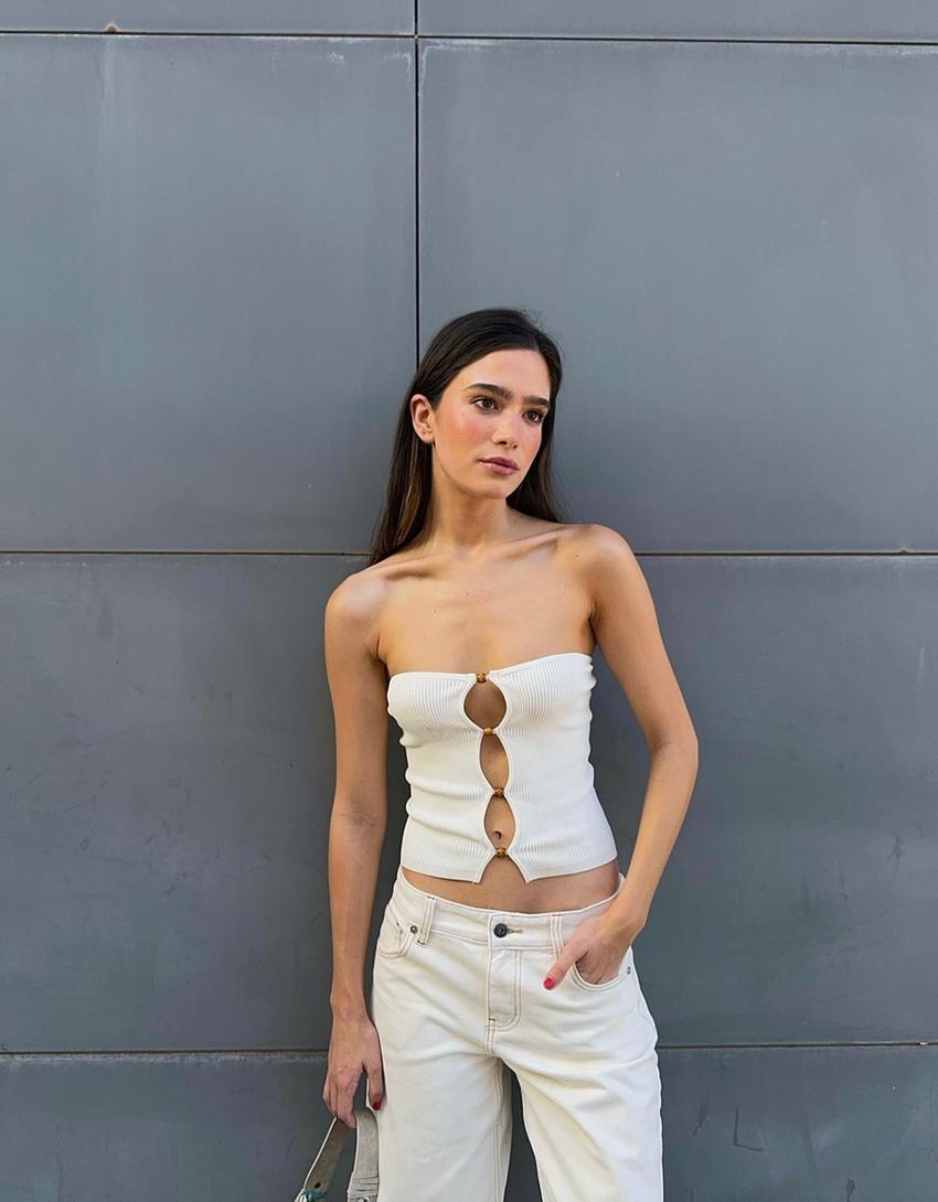 Jeans boyfriend-Avorio-4