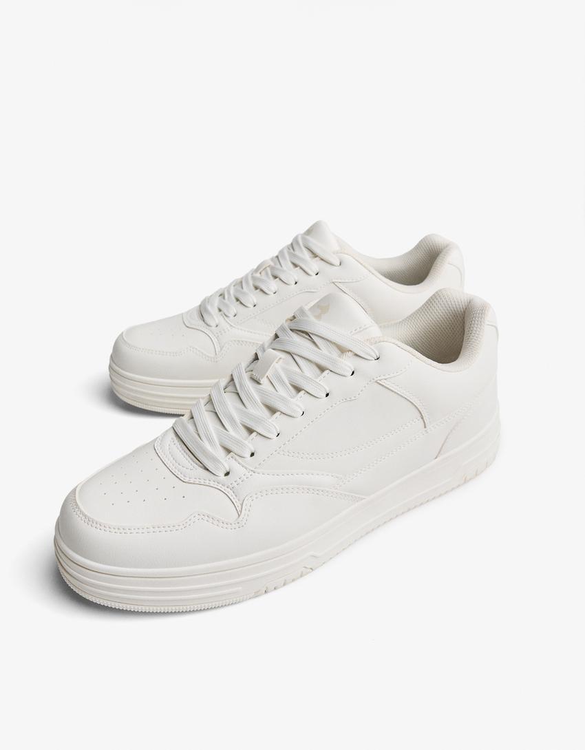 Sneakers street basiche-Bianco