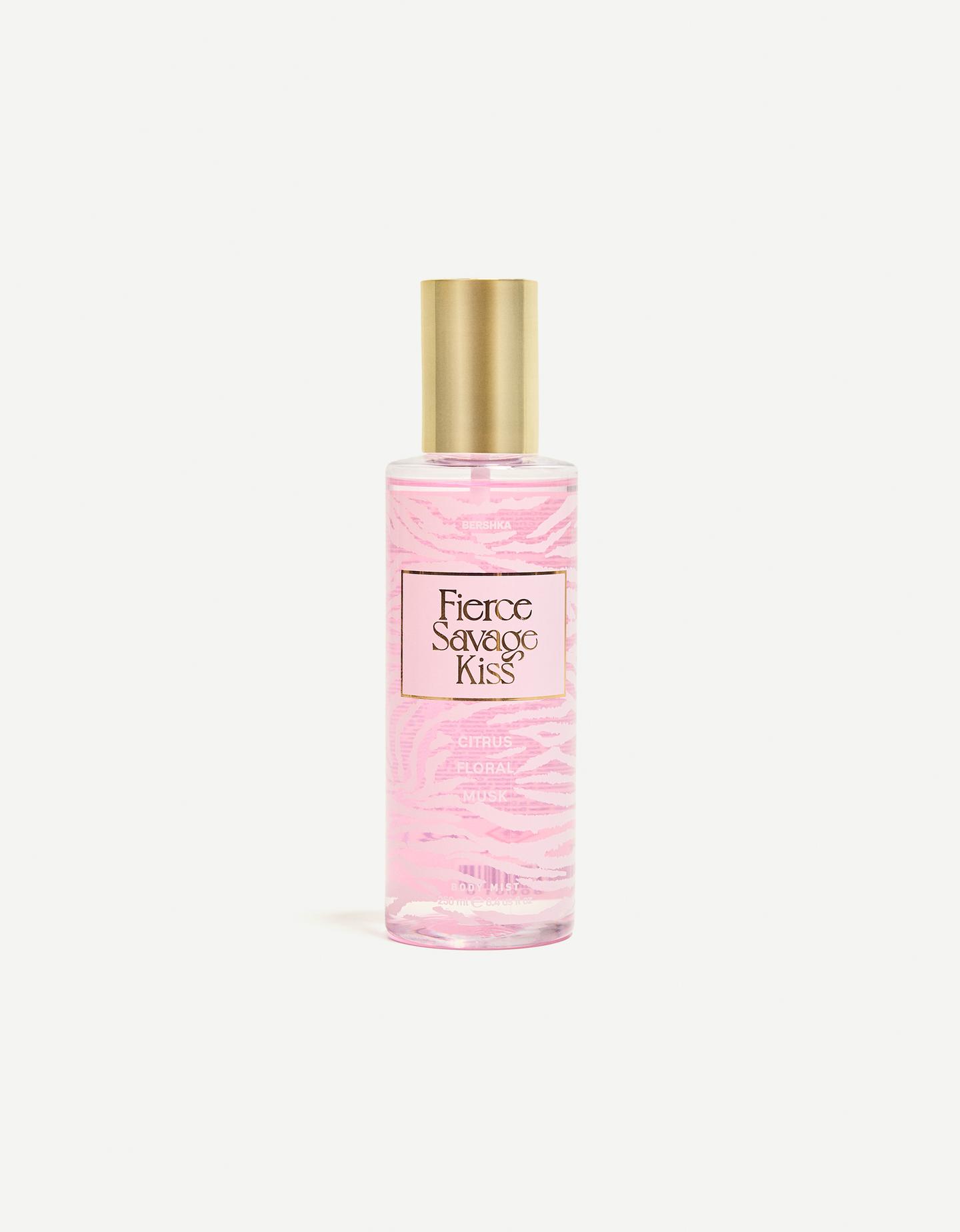 Bershka mgiełka zapachowa fierce savage kiss 250 ml czarny