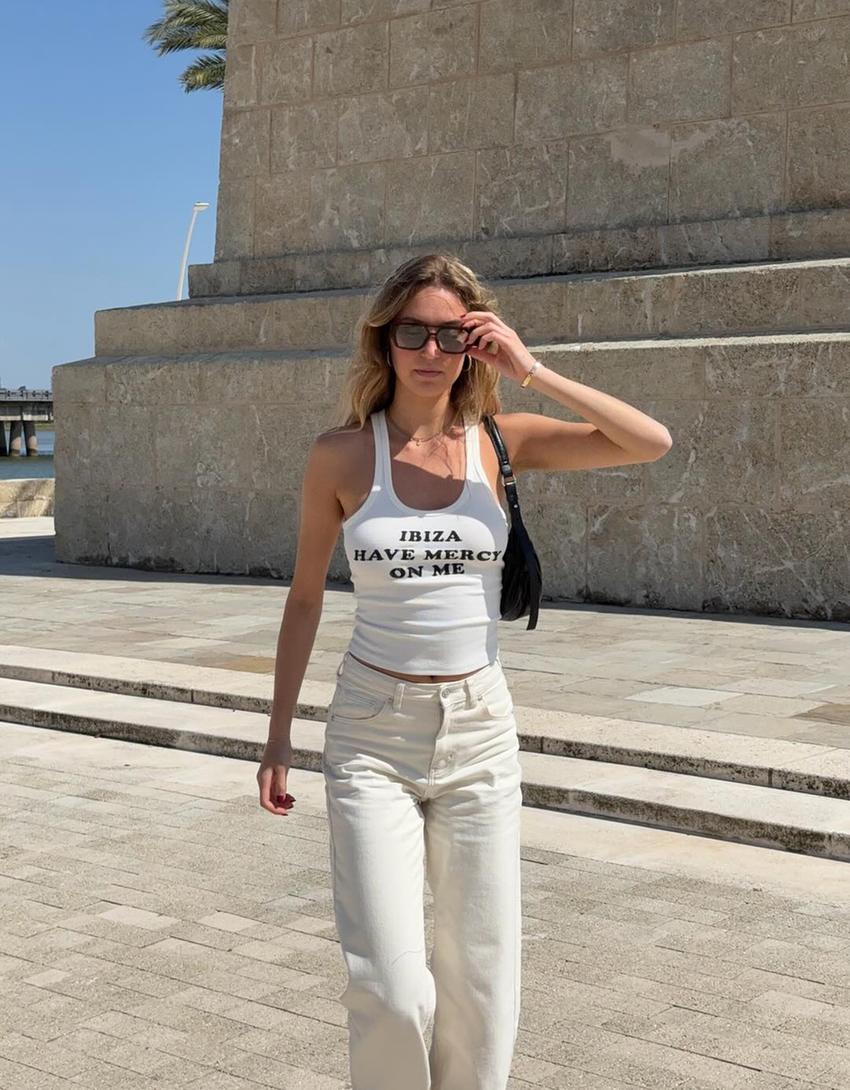 Pull&bear Tops Camiseta Tirantes Pull And Bear Mujer Pull&