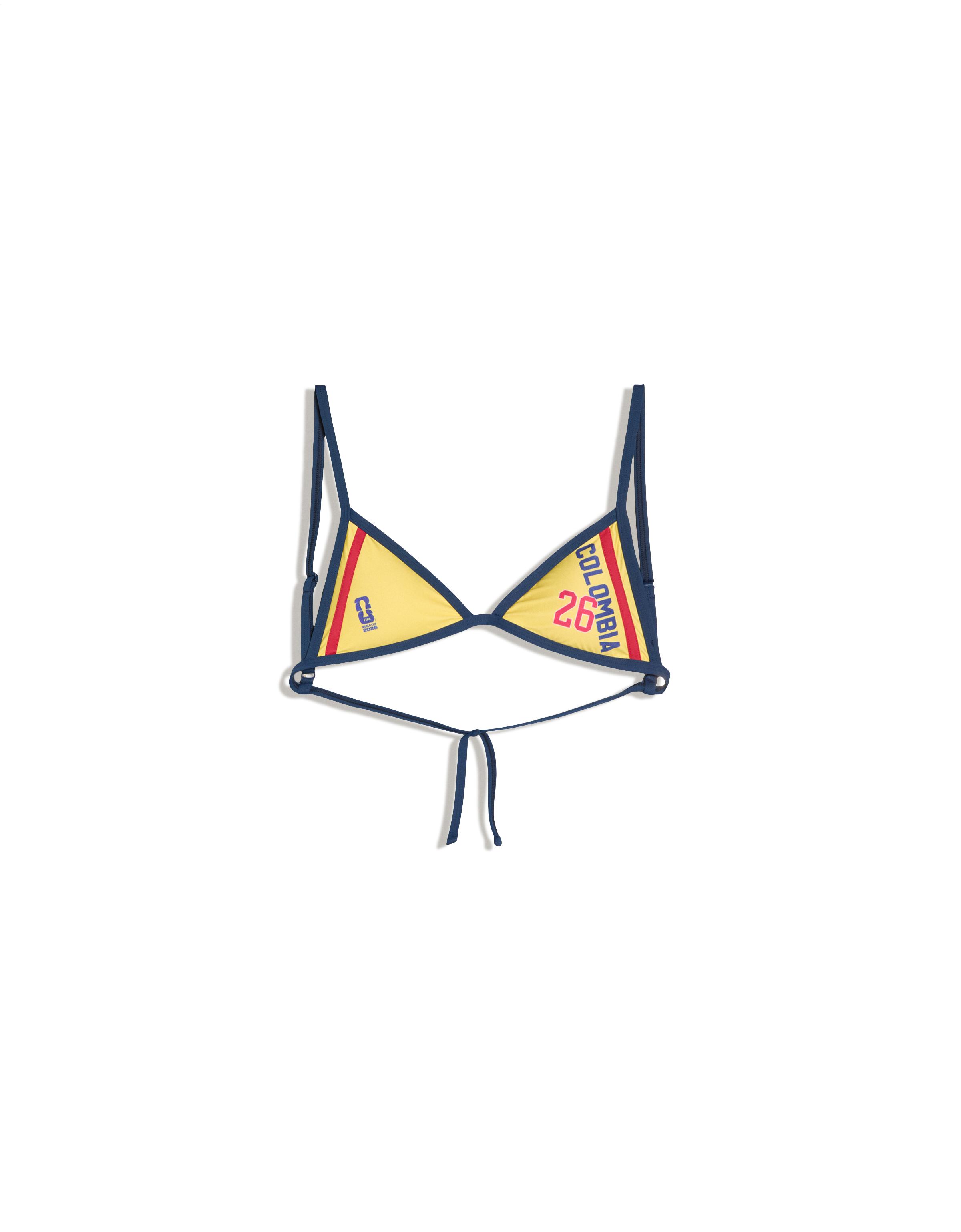Colombia FIFA WORLD CUP™ triangle bikini top — Yellow