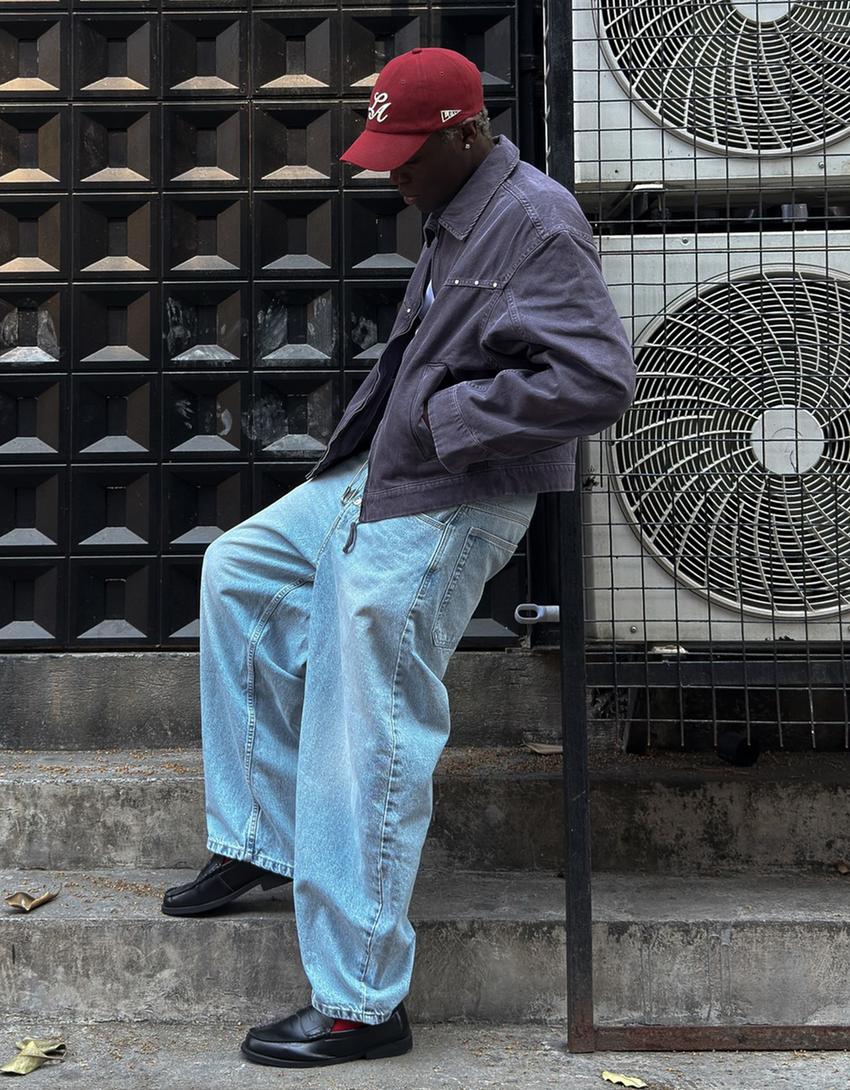 Zımbalı ceket-Taş rengi