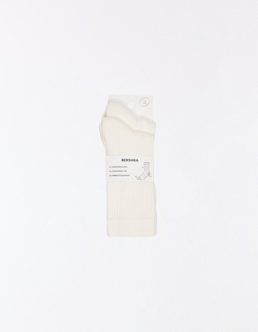 2-pack of sporty socks-Oats