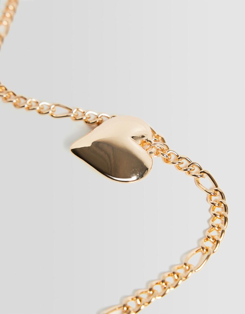 قلادة قلب-ذهبي-2