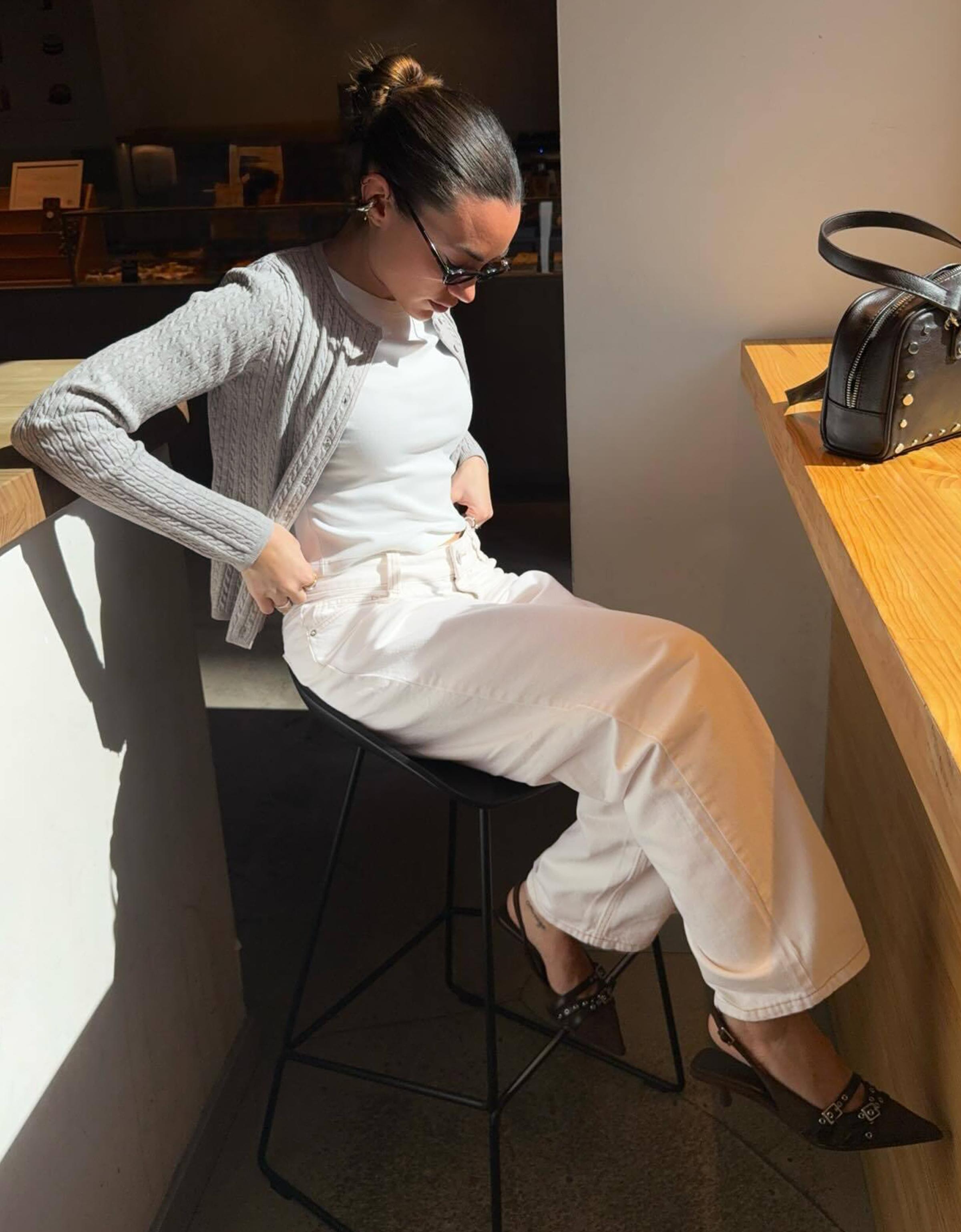 Düşük bel baggy barrel fit jean - Görsel 161