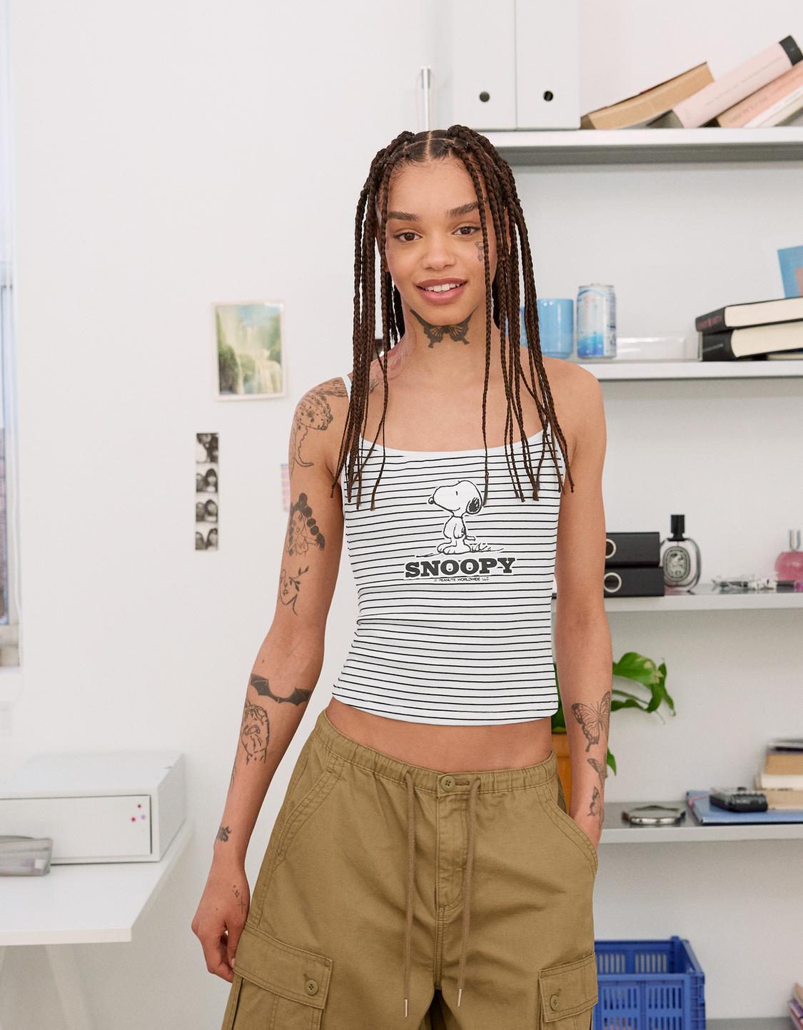 Strappy Snoopy top