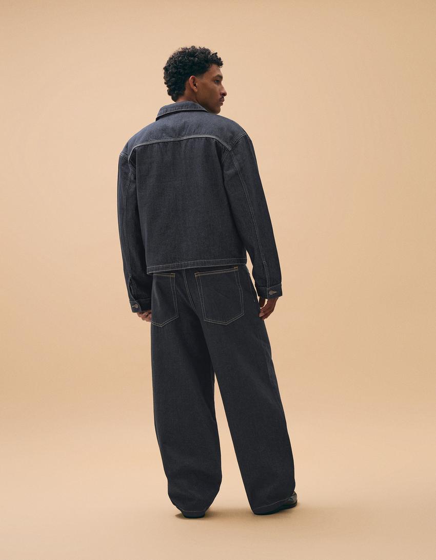 Jeans skater-Marinho