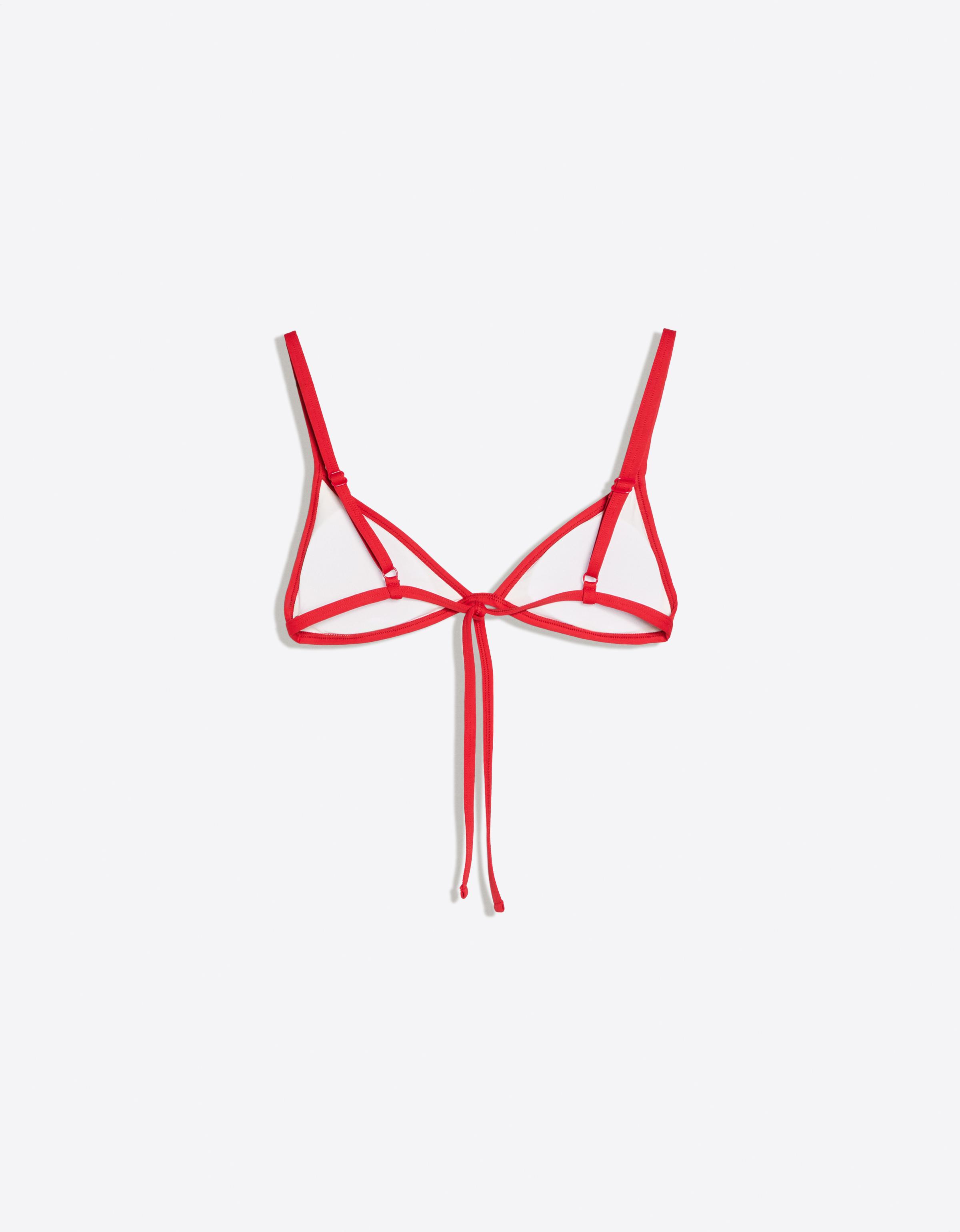 Spain FIFA WORLD CUP™ triangle bikini top — Cream