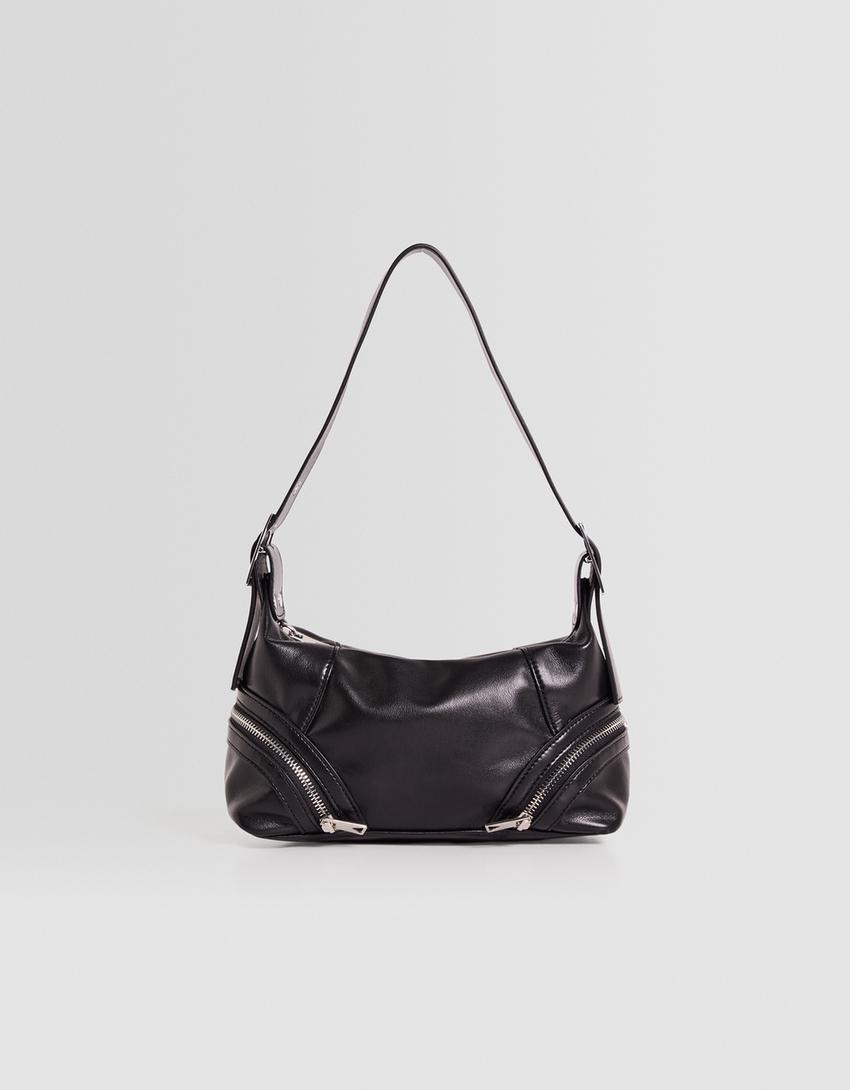 Shoulder bag with zips - BSK Teen | Bershka