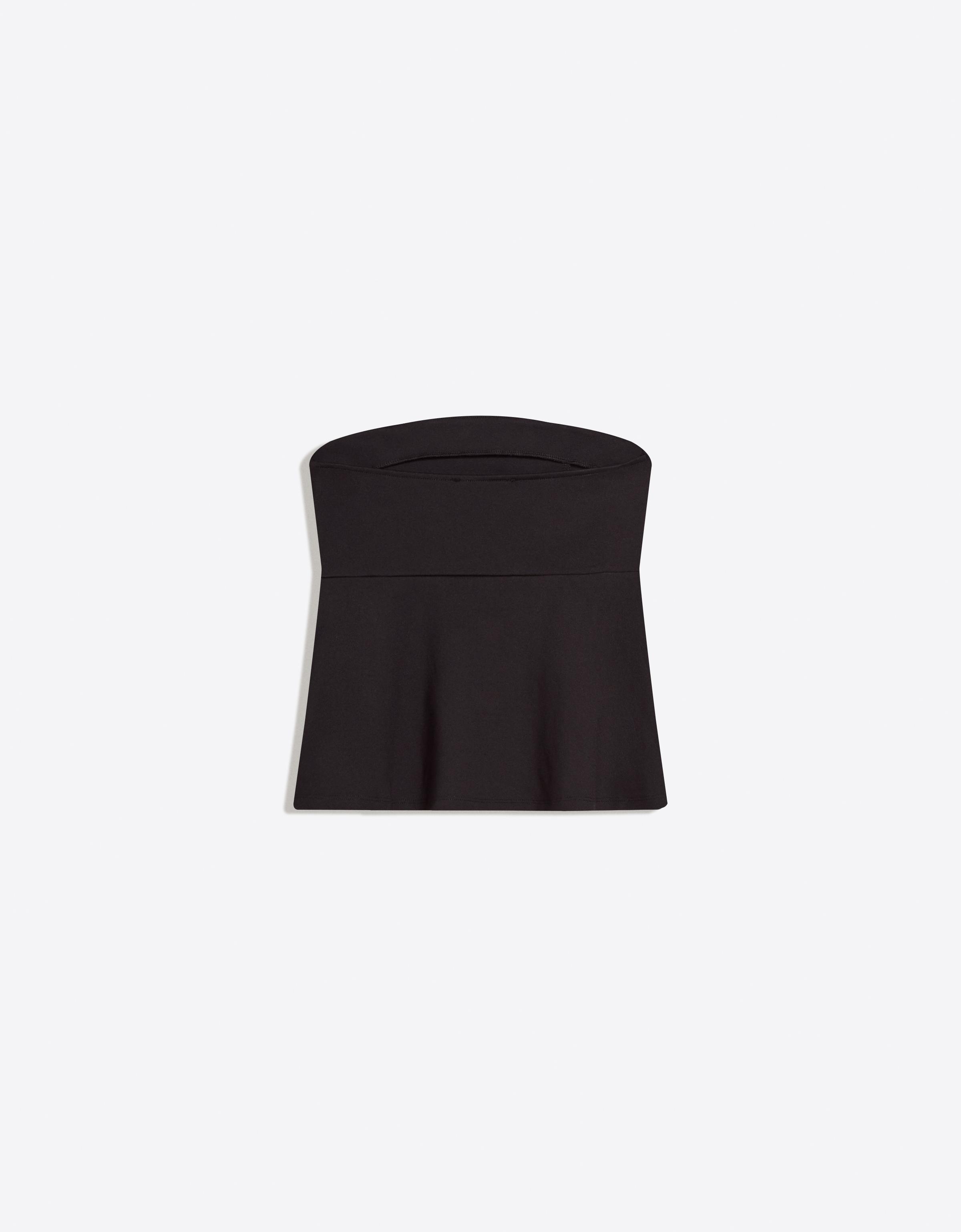 Peplum bandeau top - Görsel 8