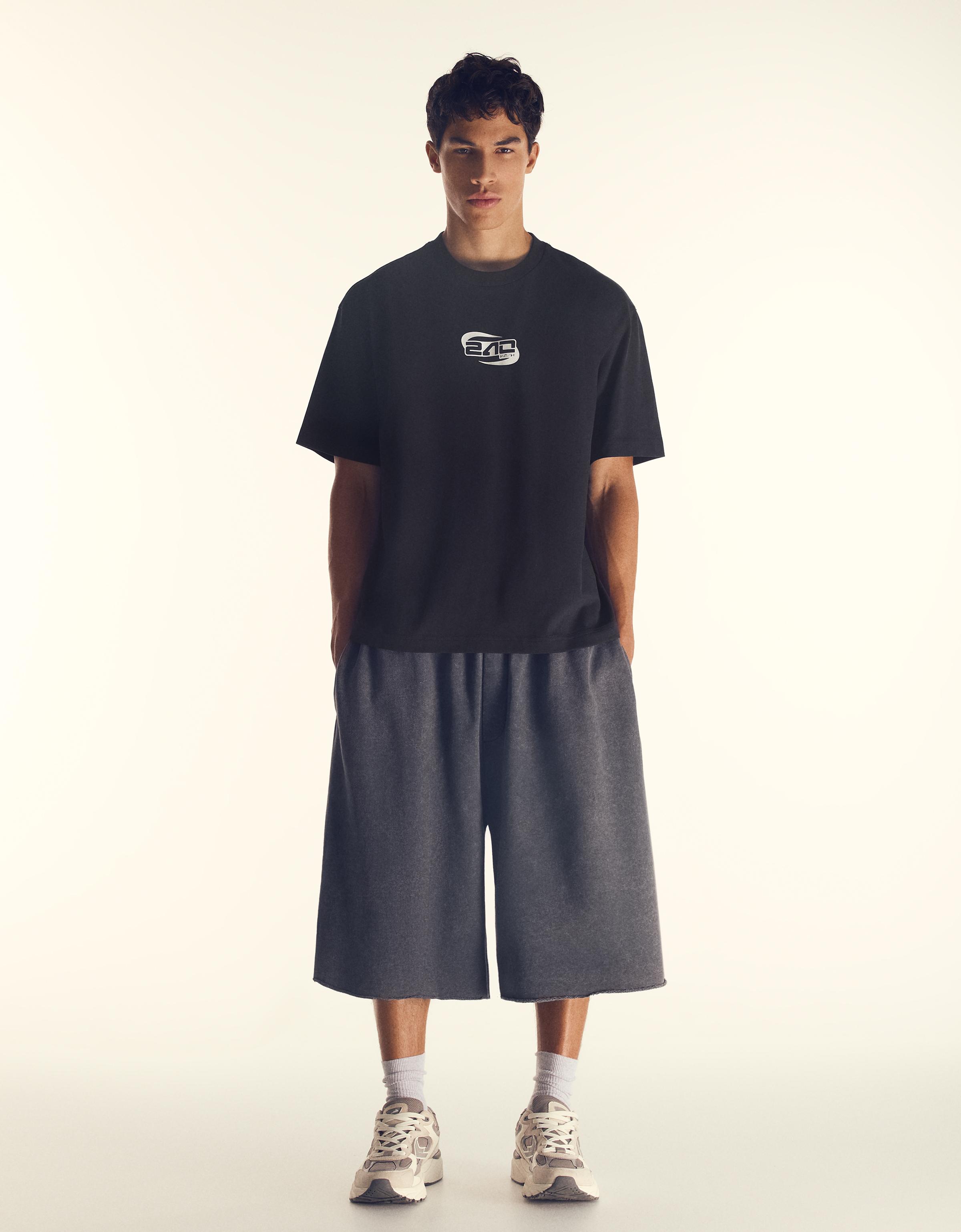 ADRIÁN MILLS short sleeve T-shirt — Black